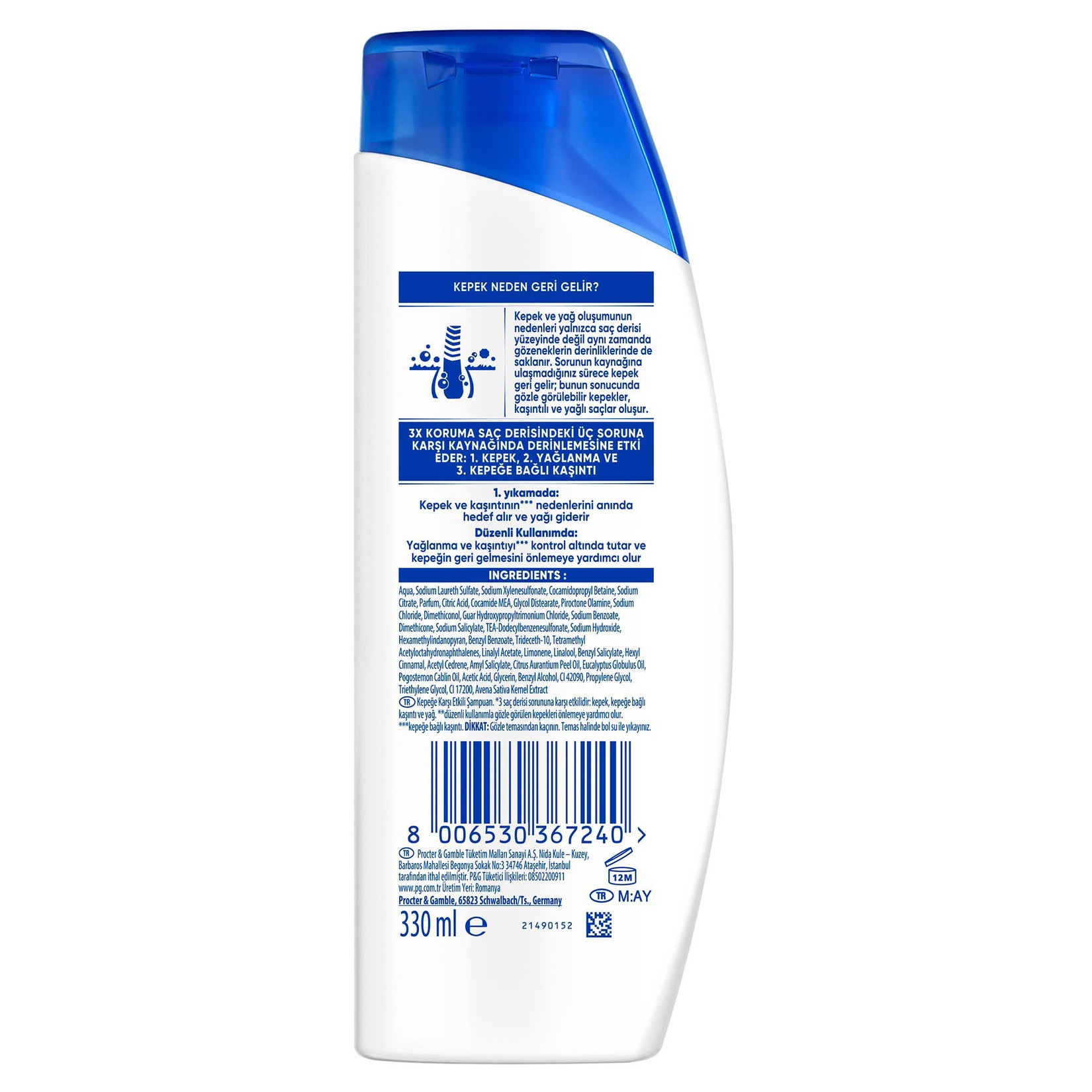 Head & Shoulders Men Ultra Old Spice 330 Ml - Görsel 8