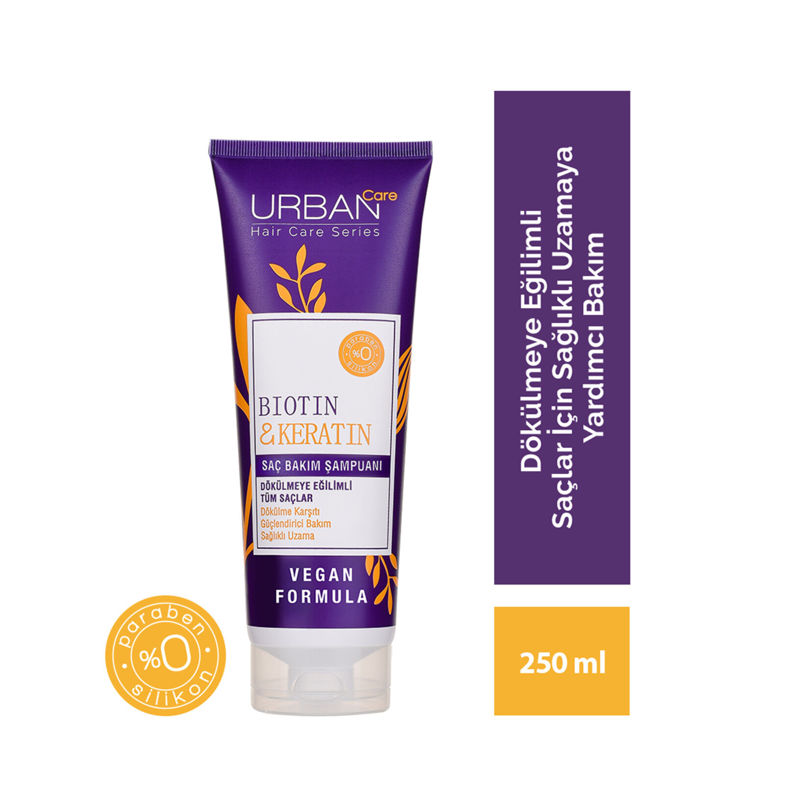 URBAN Care Biotin & Keratin Saç Bakım Şampuanı 250ml - Görsel 2