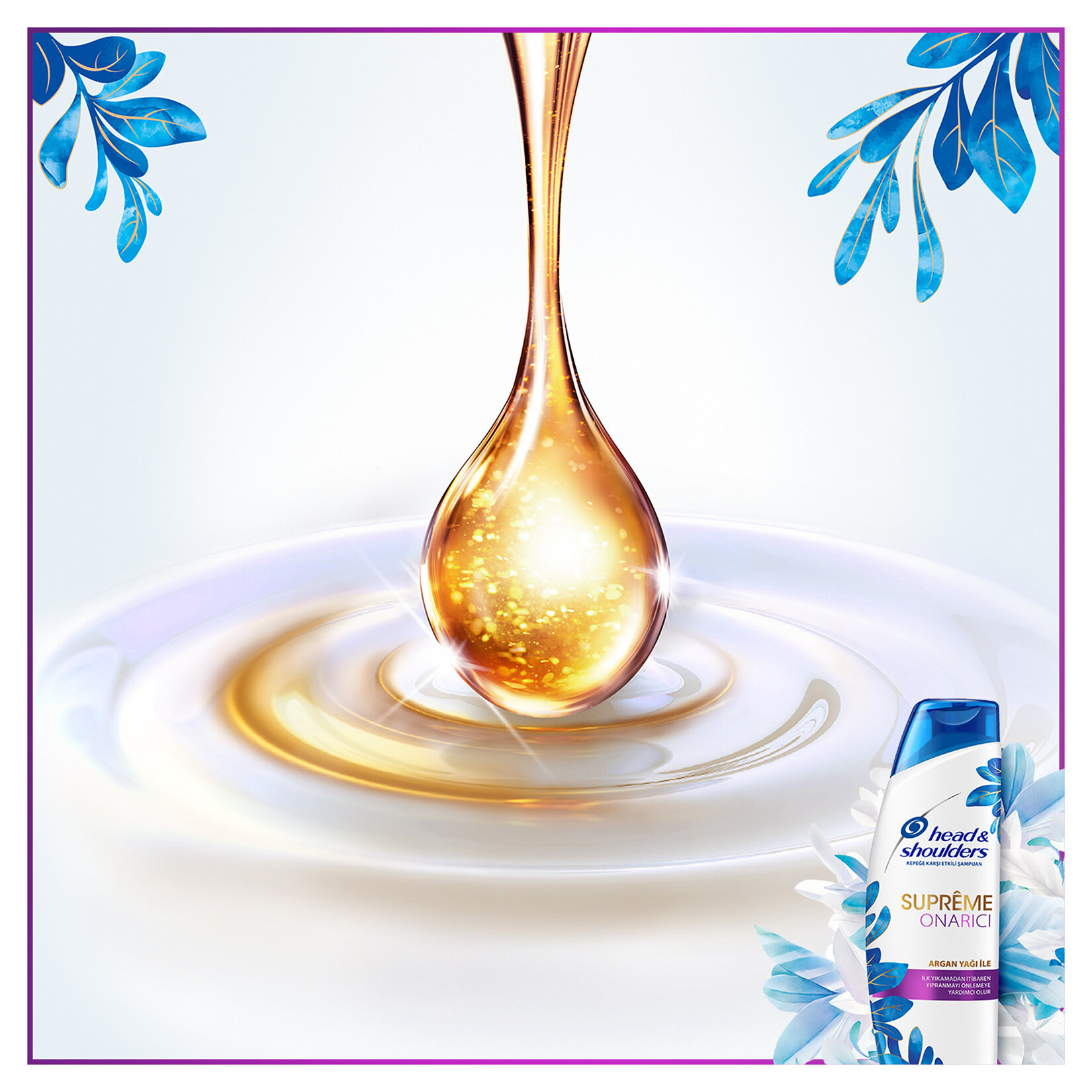 Head & Shoulders Supreme Şampuan Argan Yağlı Onarıcı 300 ml - Görsel 3