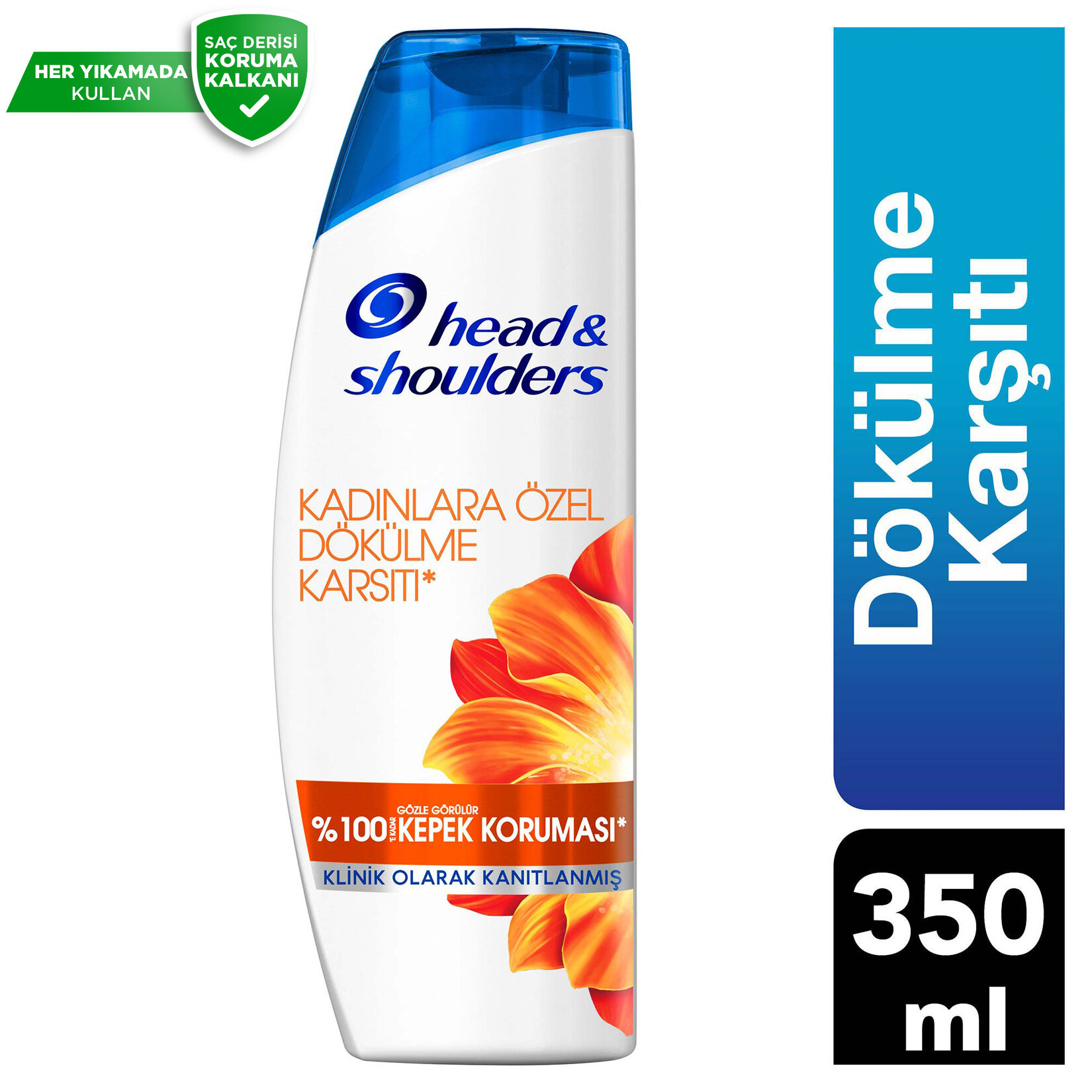 Head & Shoulders Kadınlara Özel Dökülme Karşıtı Kepeğe Karşı Etkili Şampuan 350 Ml - Görsel 2