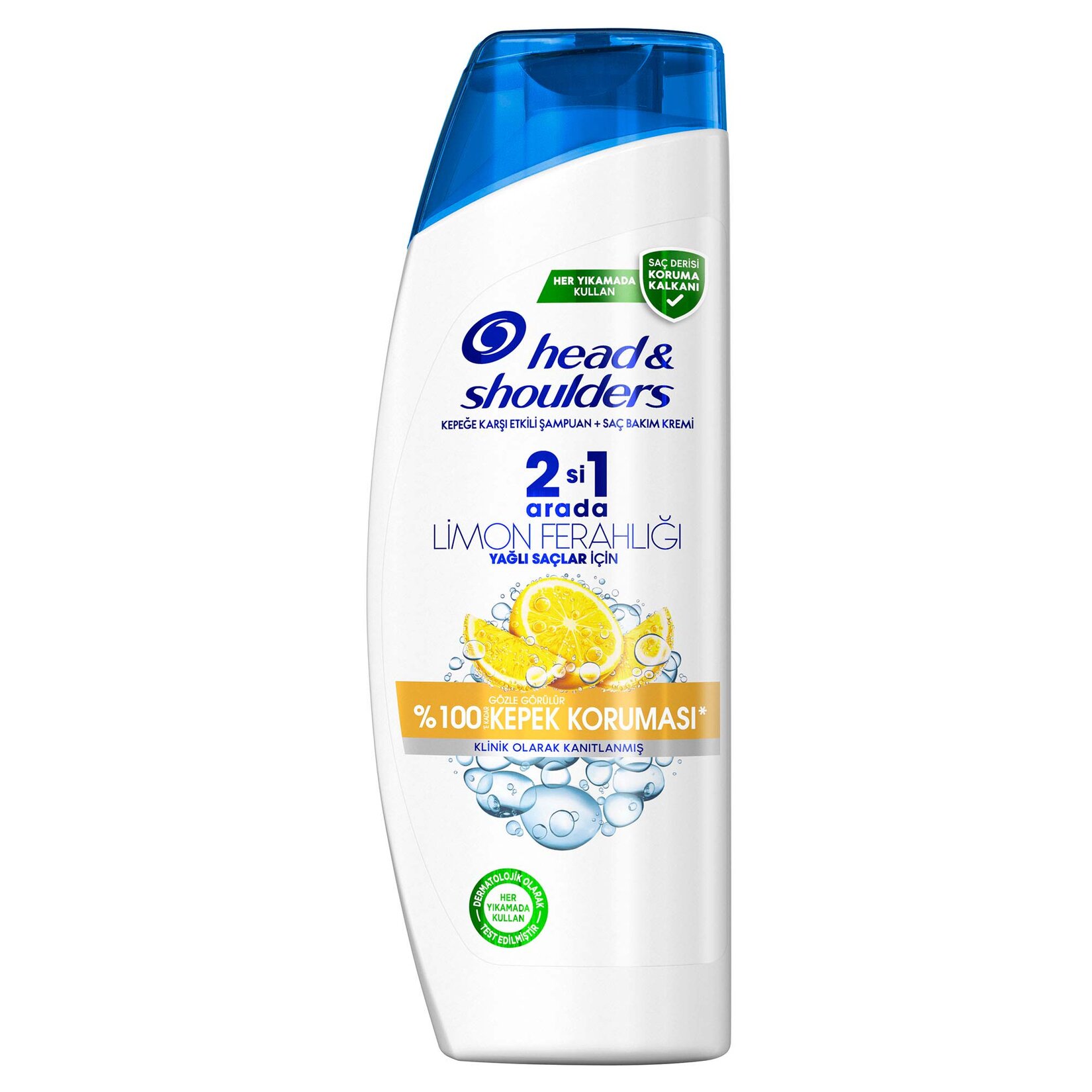 Head & Shoulders Limon Ferahlığı 2in1 Kepeğe Karşı Etkili Şampuan 350 Ml - Görsel 1