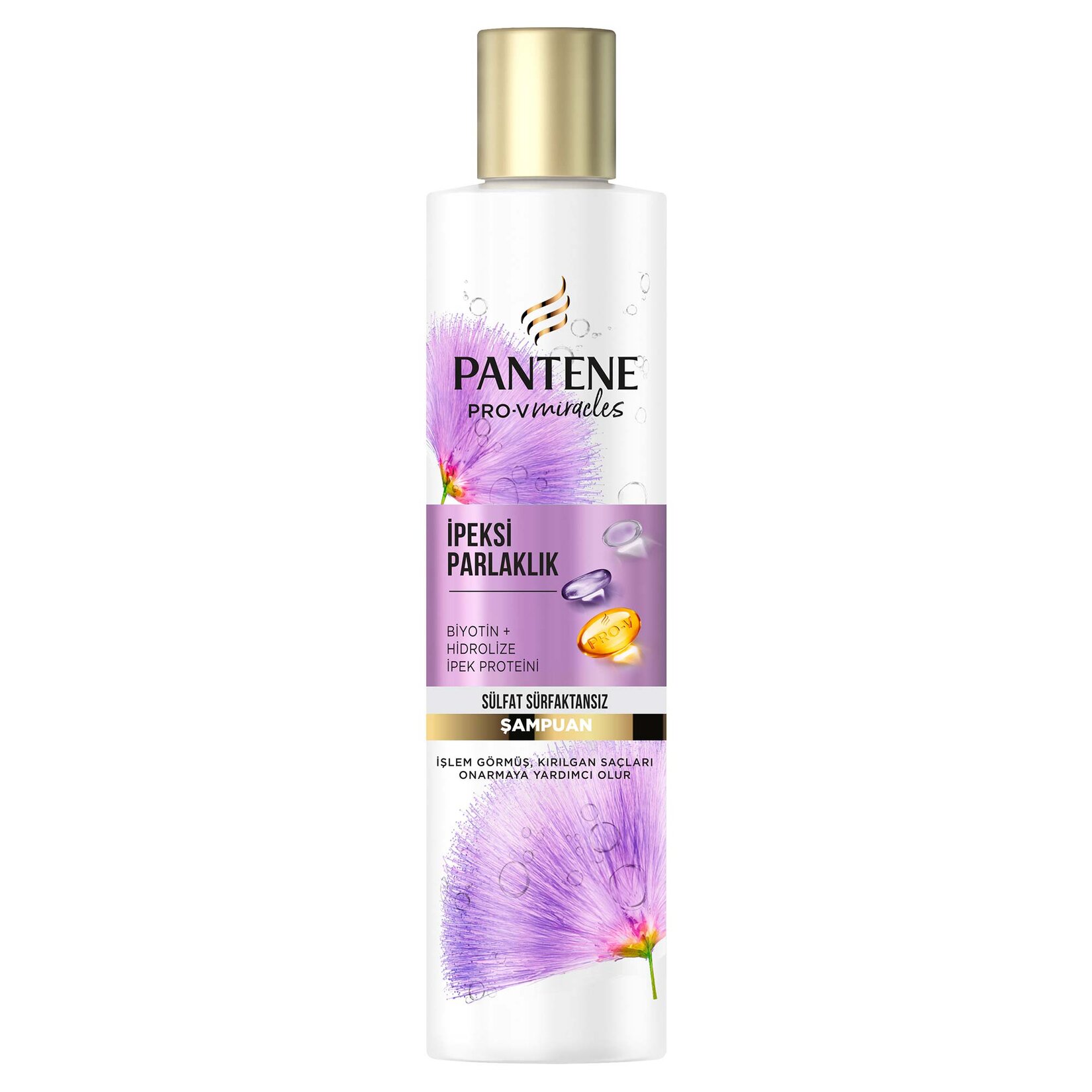 Pantene Pro-v İpeksi Parlaklık Sülfatsız Şampuan 225ml - Görsel 1