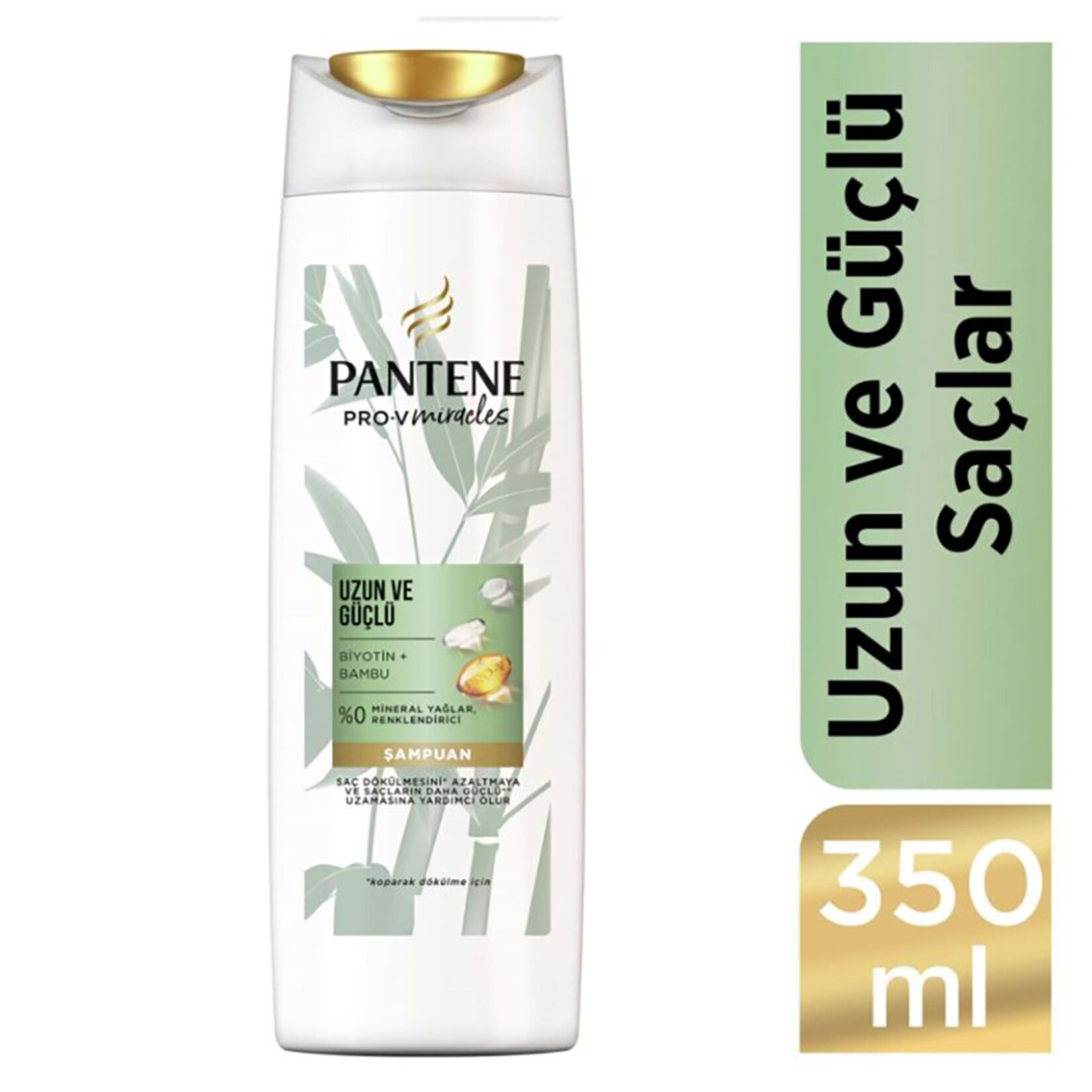 Pantene Miracles Bambu & Biotin Şampuan 350 Ml - Görsel 2