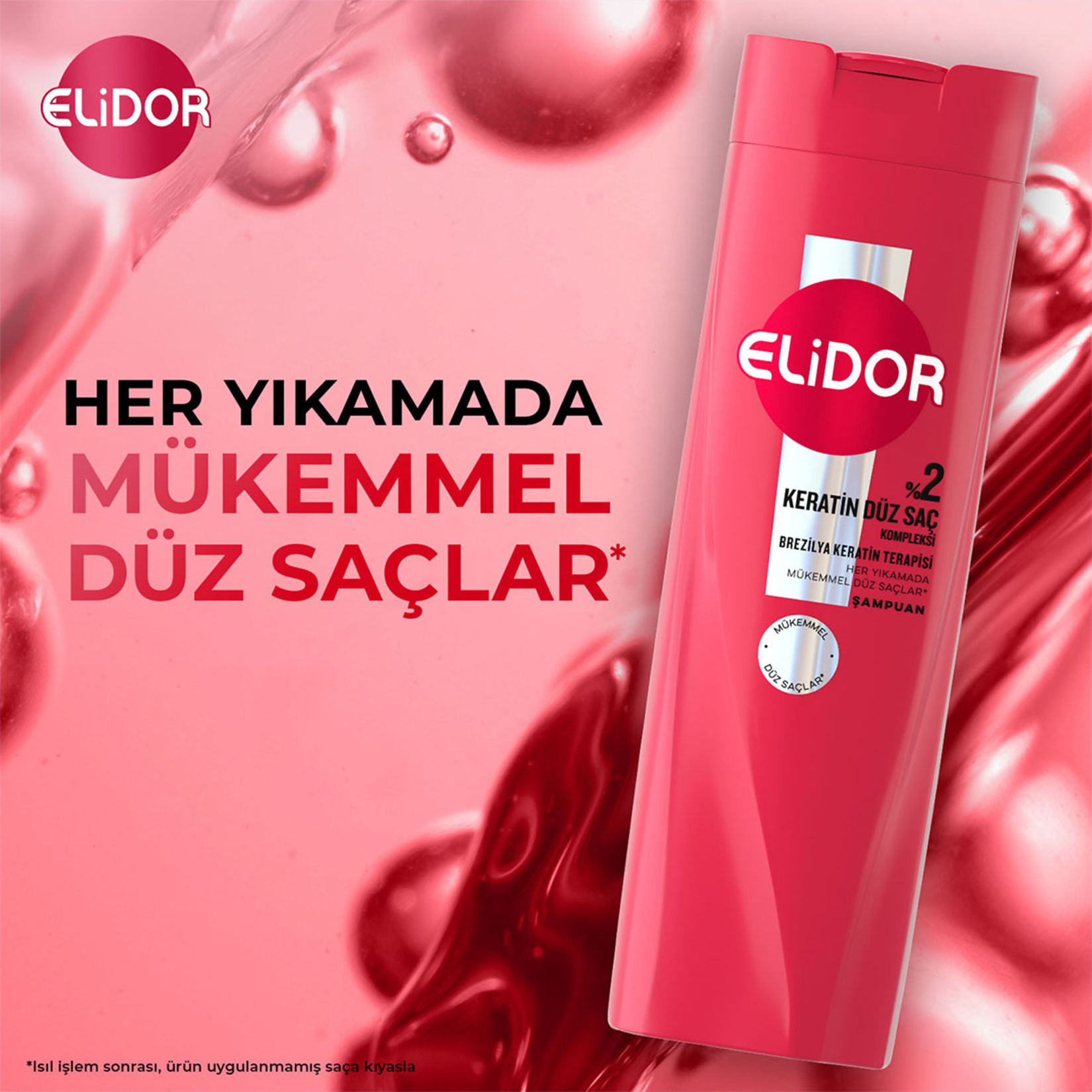 Elidor Saç Bakım Şampuanı Brezilya Keratin Terapisi 400 Ml - Görsel 2