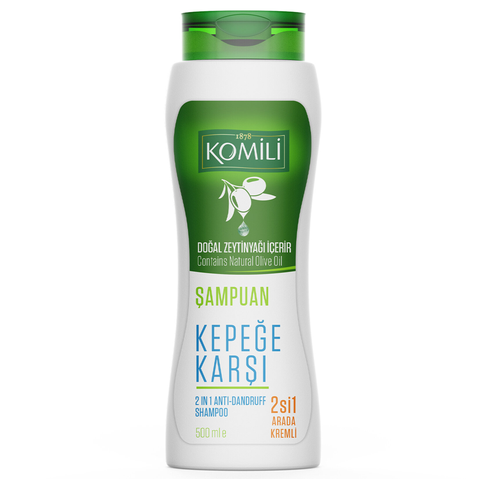 Komili Kepeğe Karşı 2 in 1 Şampuan 500 Ml