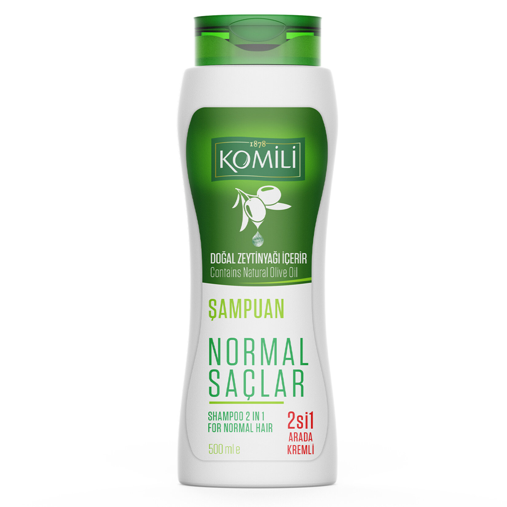Komili 2 in 1 Normal Saçlar Şampuan 500 Ml
