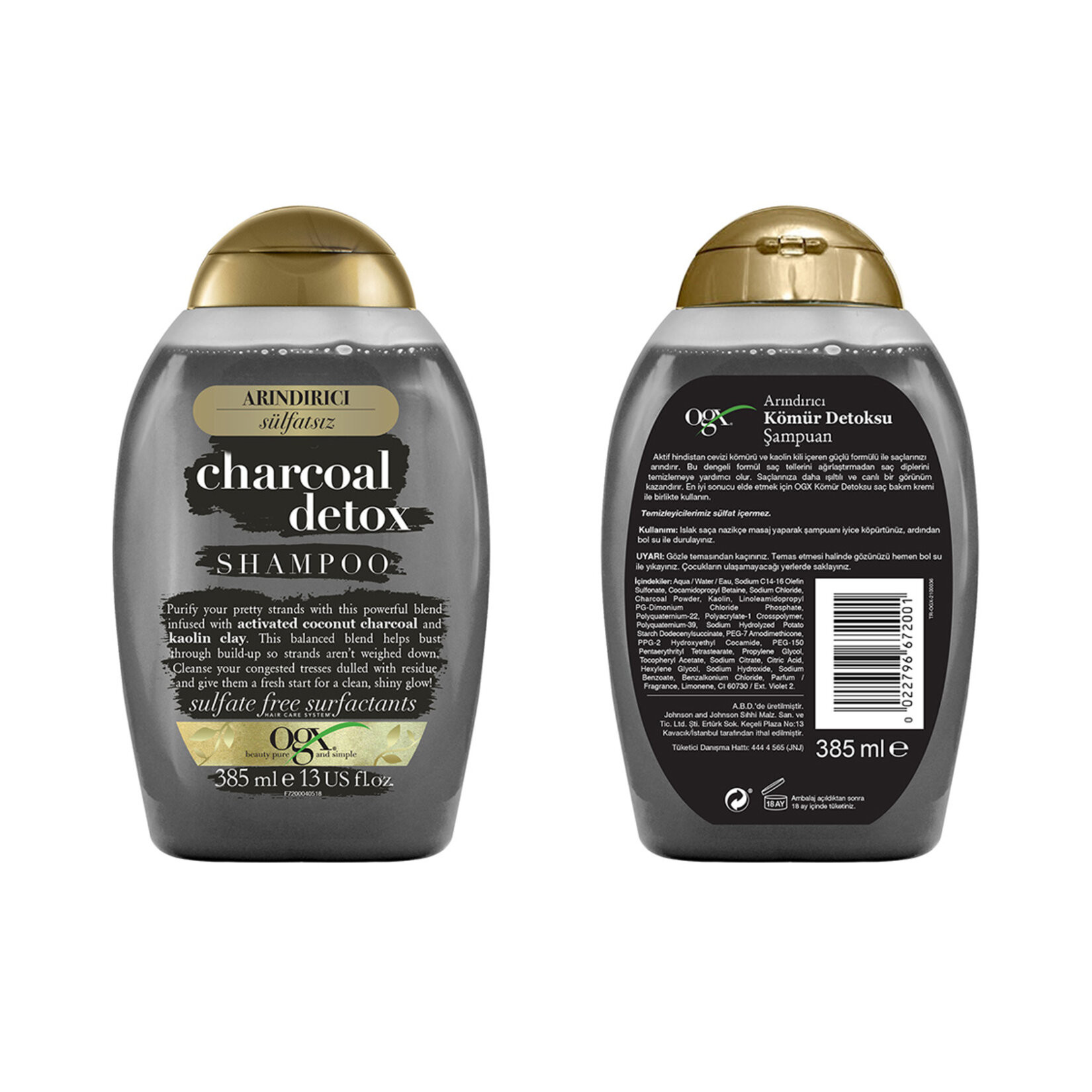 OGX Arındırıcı Kömür Detoksu Şampuan 385Ml