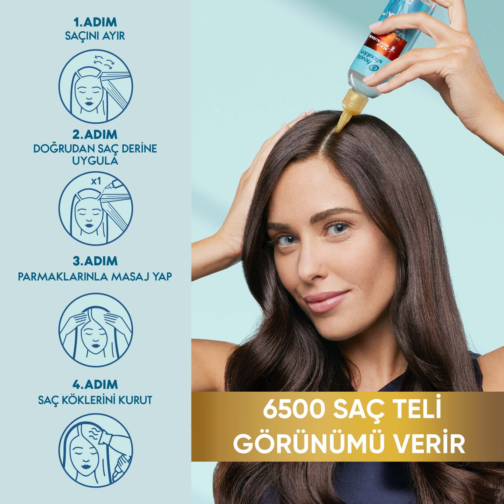 Head & Shoulders Dermaxpro Dökülme Karşıtı Scalp Revitaliser Serum 145 Ml - Görsel 4