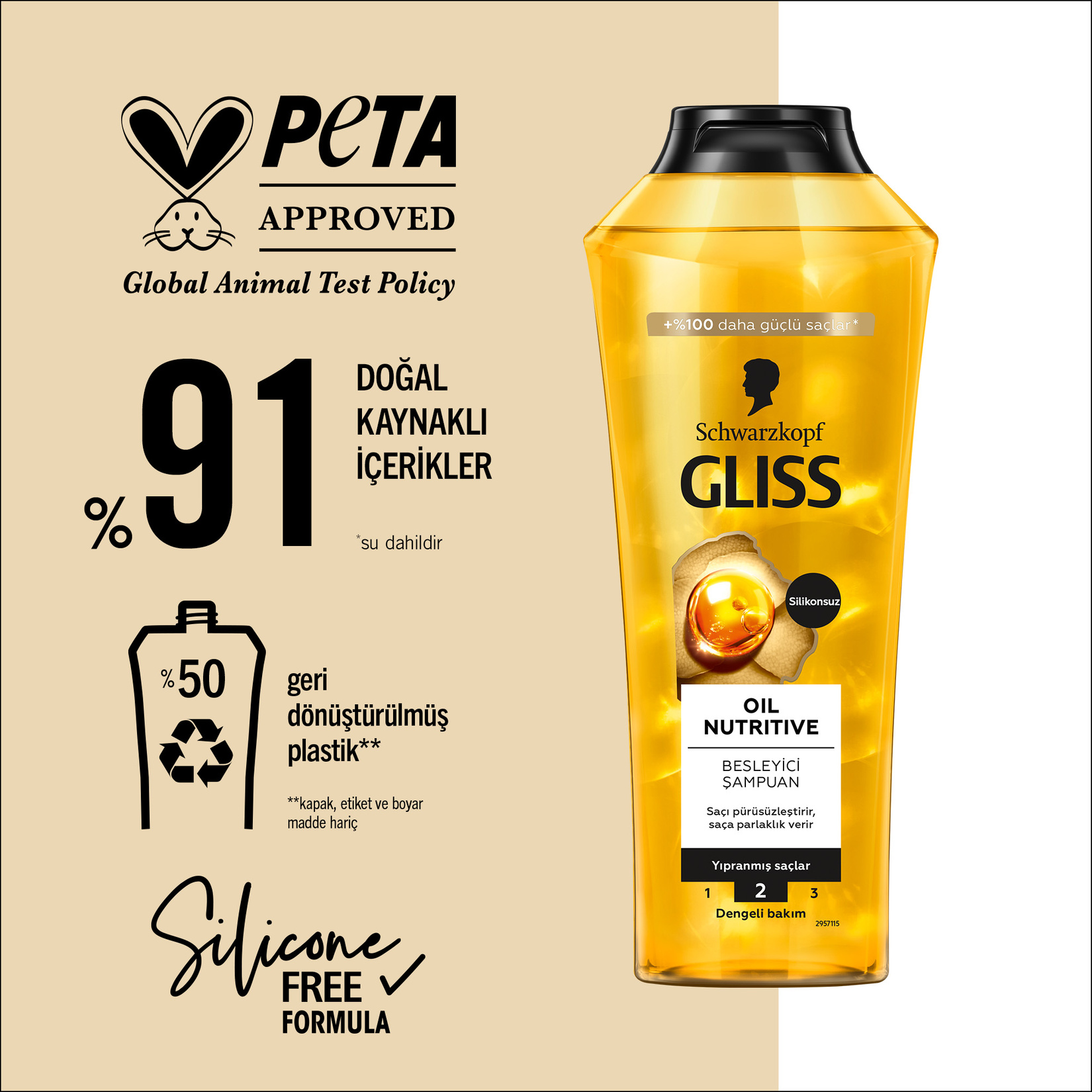 Gliss Oil Nutritive Şampuan 400 Ml - Görsel 5