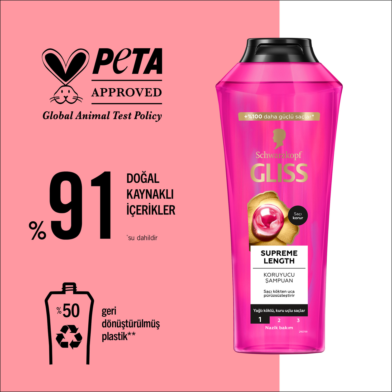 Gliss Supreme Length Şampuan 400 Ml - Görsel 5