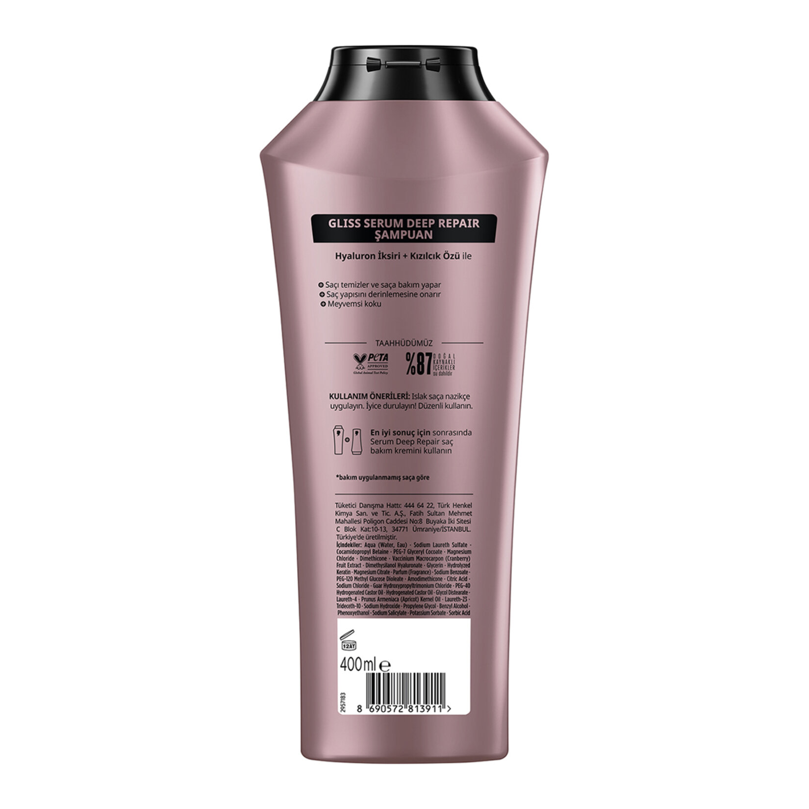 Gliss Serum Deep Repair Şampuan 400 Ml - Görsel 2