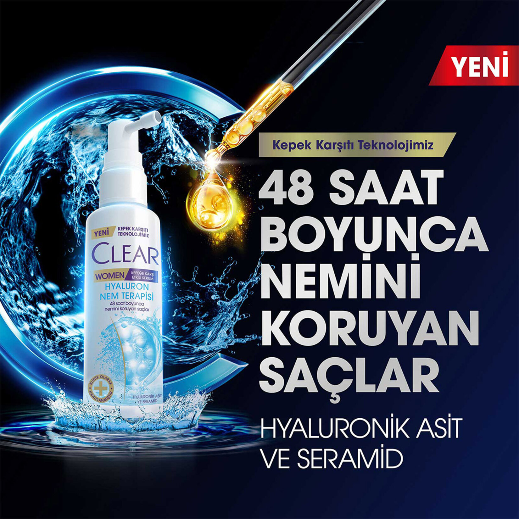 Clear Women Hyaluron Nem Terapisi Serum 90 Ml - Görsel 3