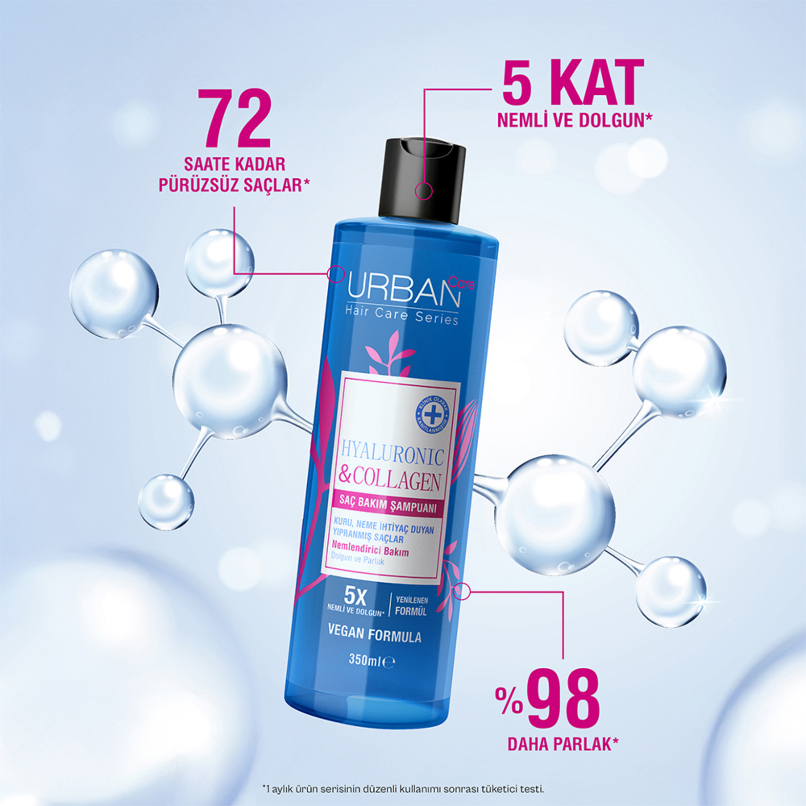 Urban Care Hyaluronic Acid & Collagen Şampuan 350 Ml - Görsel 3