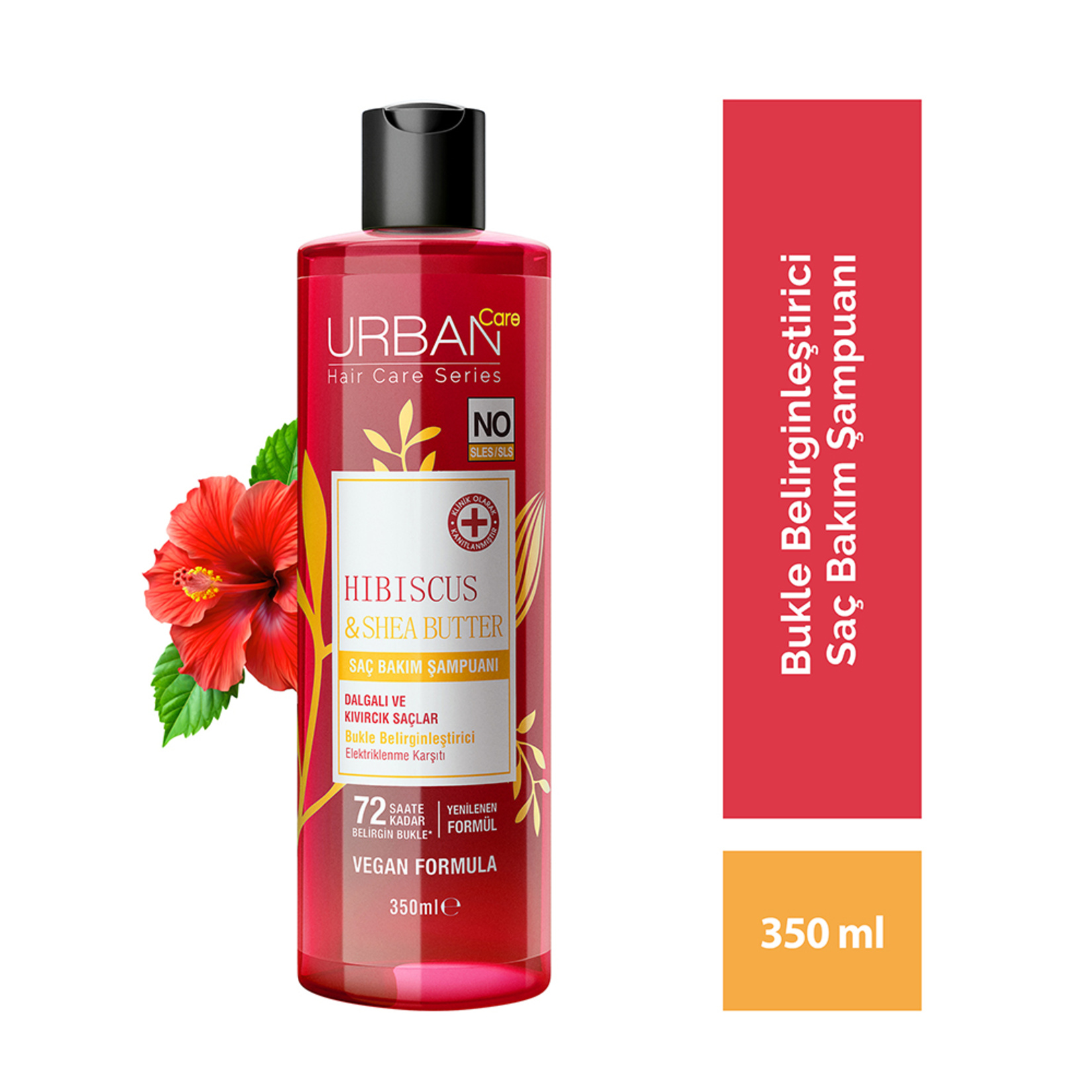 Urban Care Curls Hibiscus & Shea Butter Şampuan 350 Ml - Görsel 2