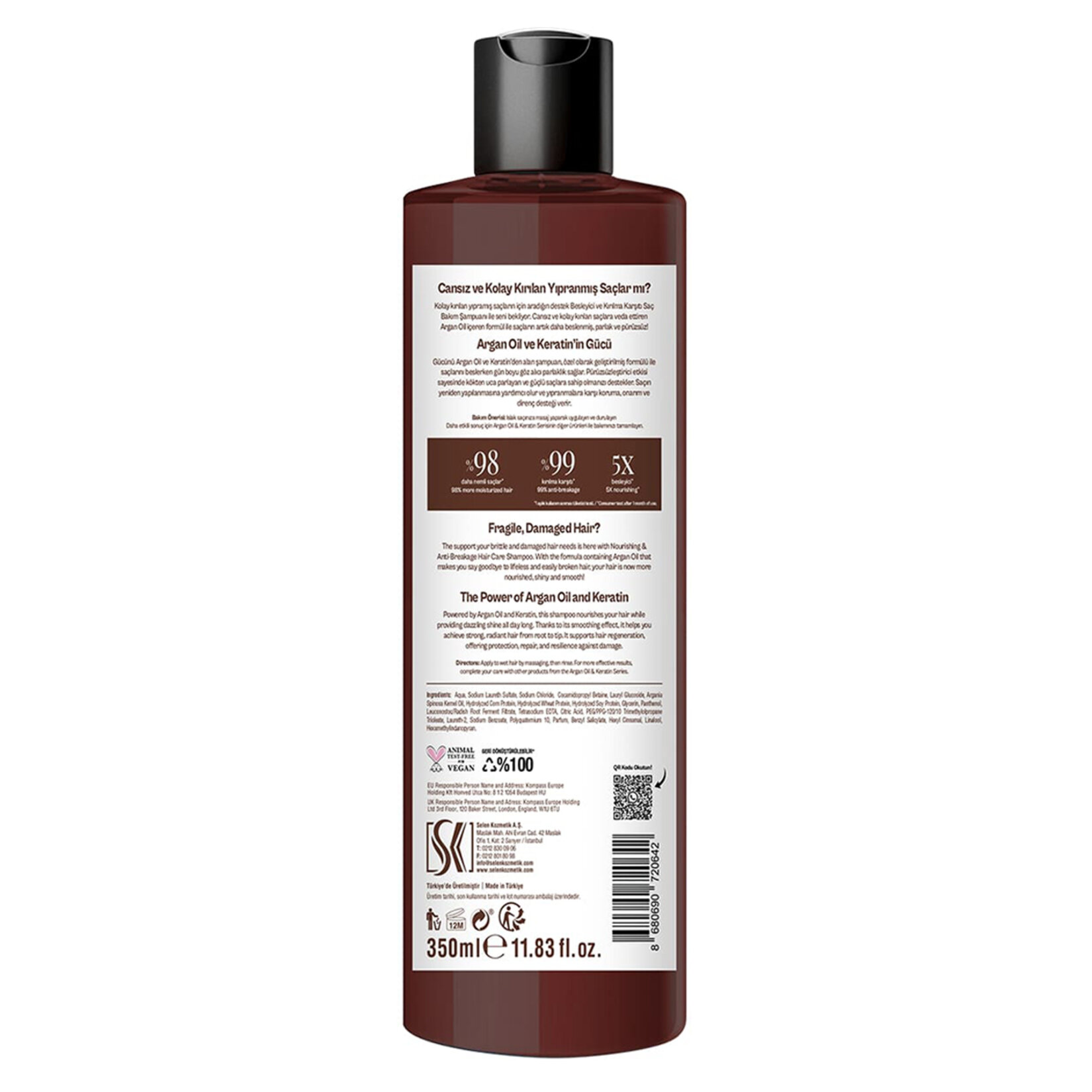 Urban Care Argan Oil & Keratin Şampuan 350 Ml - Görsel 2