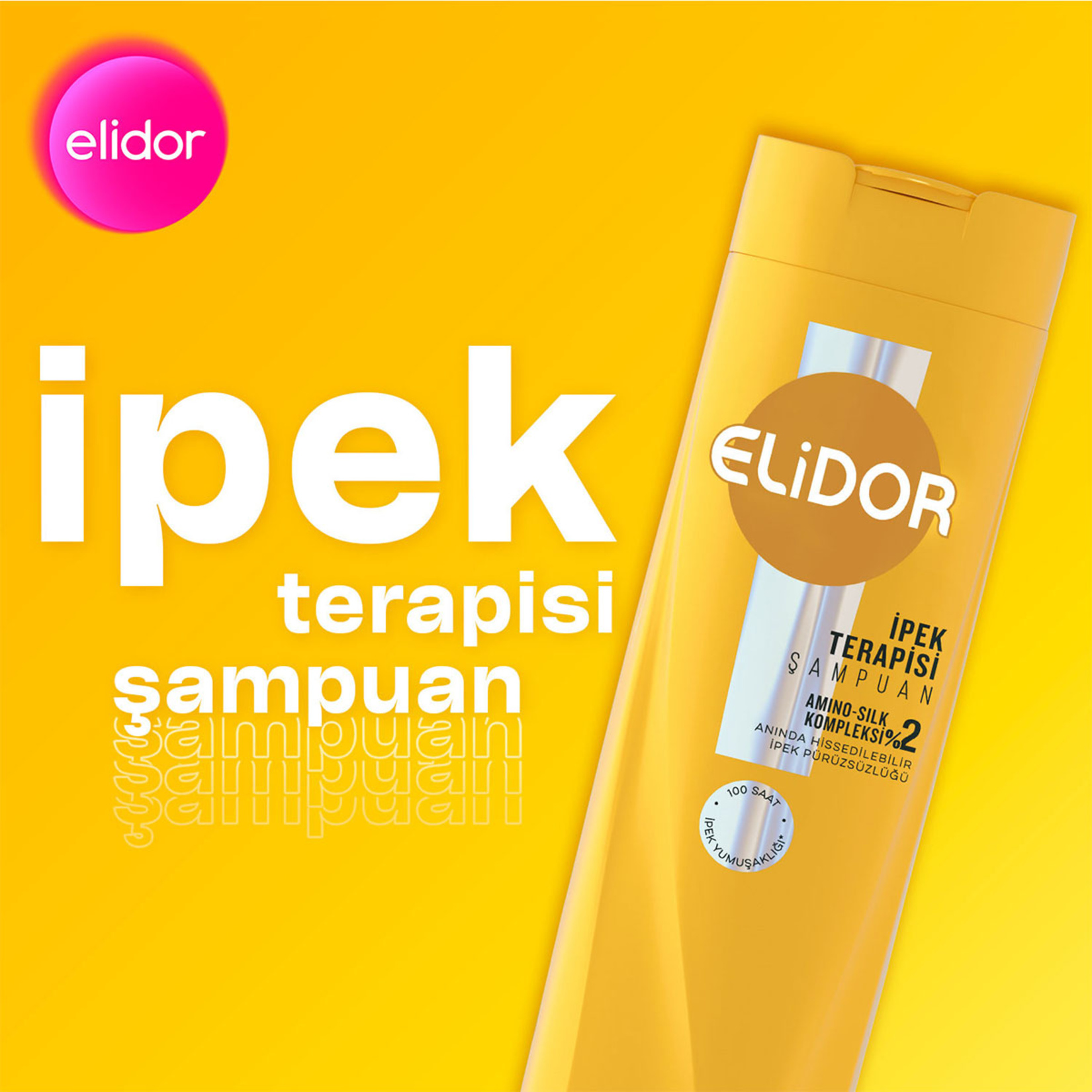 Elidor İpek Terapisi Şampuan 400 Ml - Görsel 2