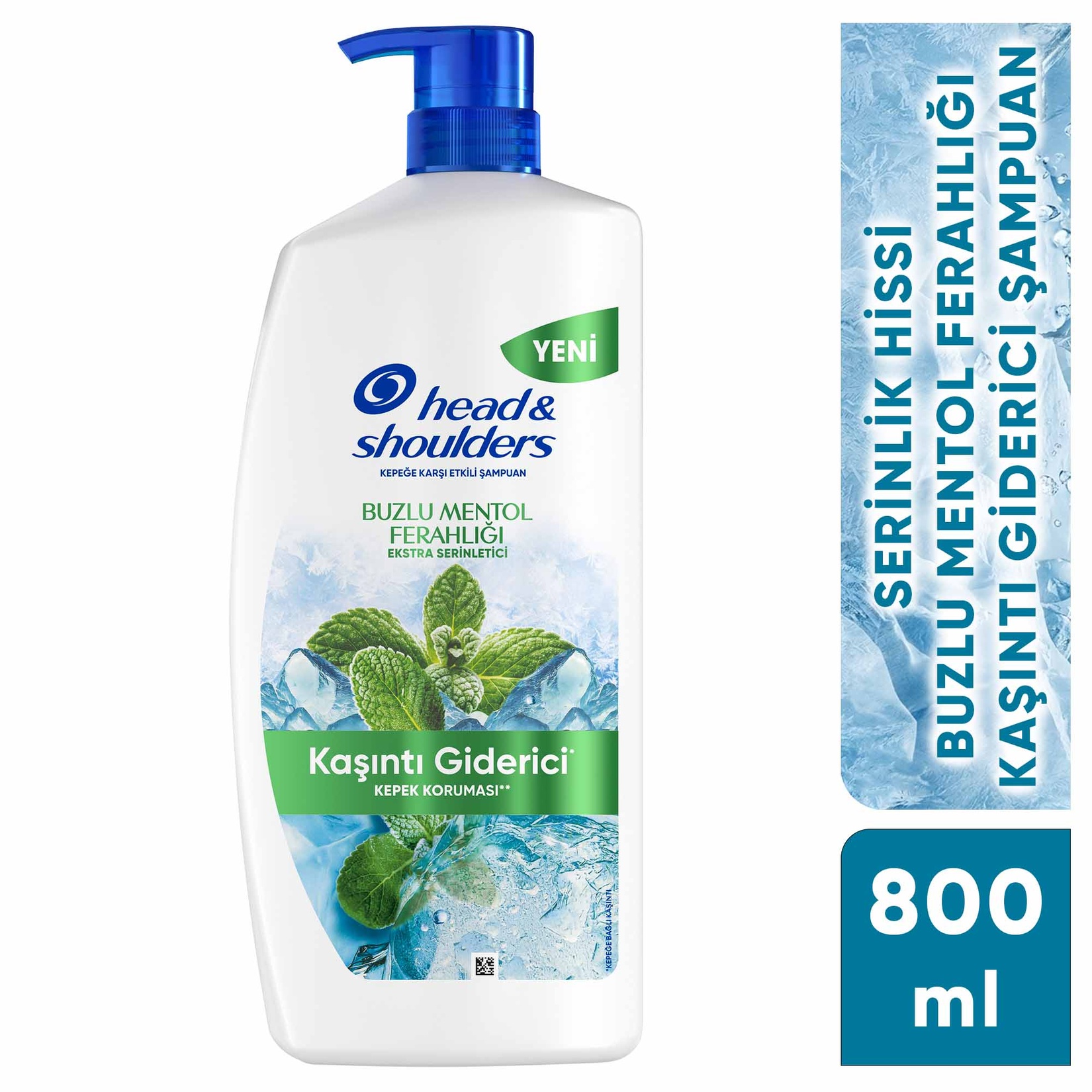 Head & Shoulders Buzlu Mentol Ferahlığı Şampuan 800 Ml - Görsel 2