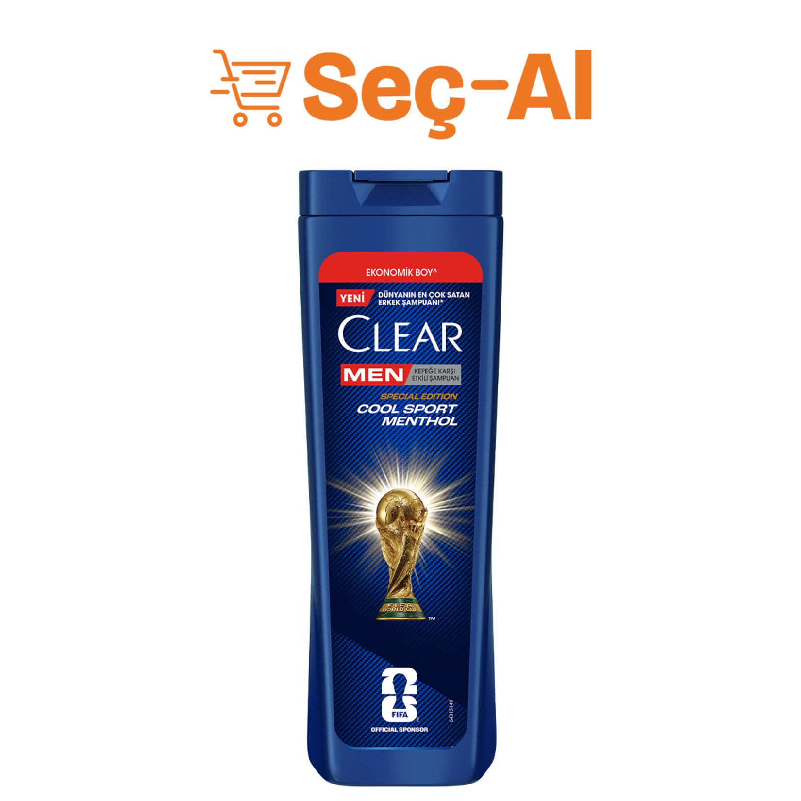 Clear Men Kepeğe Karşı Etkili Şampuan Cool Sport Menthol 600 Ml - Görsel 1