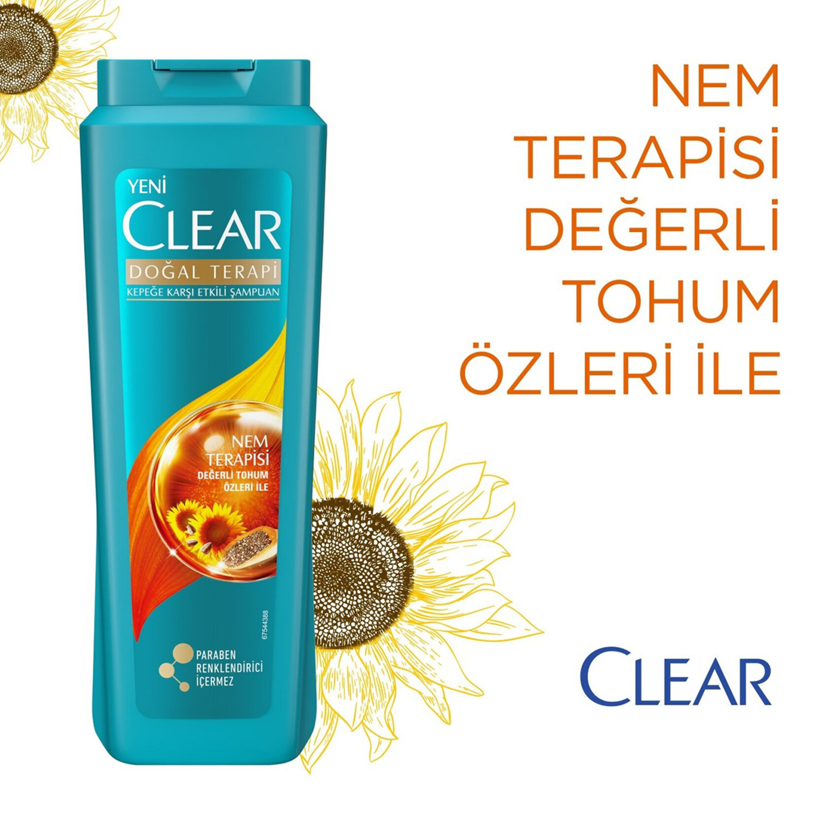 Clear Kepeğe Karşı Etkili Şampuan Değerli Tohum Özleri 600ML - Görsel 3