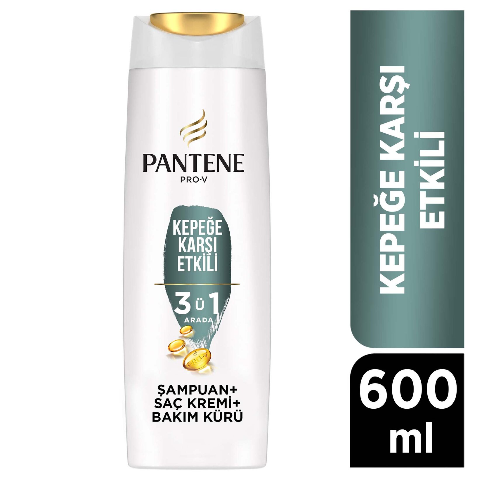 Pantene Pro-v 3 in 1 Kepeğe Karşı Etkili Şampuan 600Ml - Görsel 2