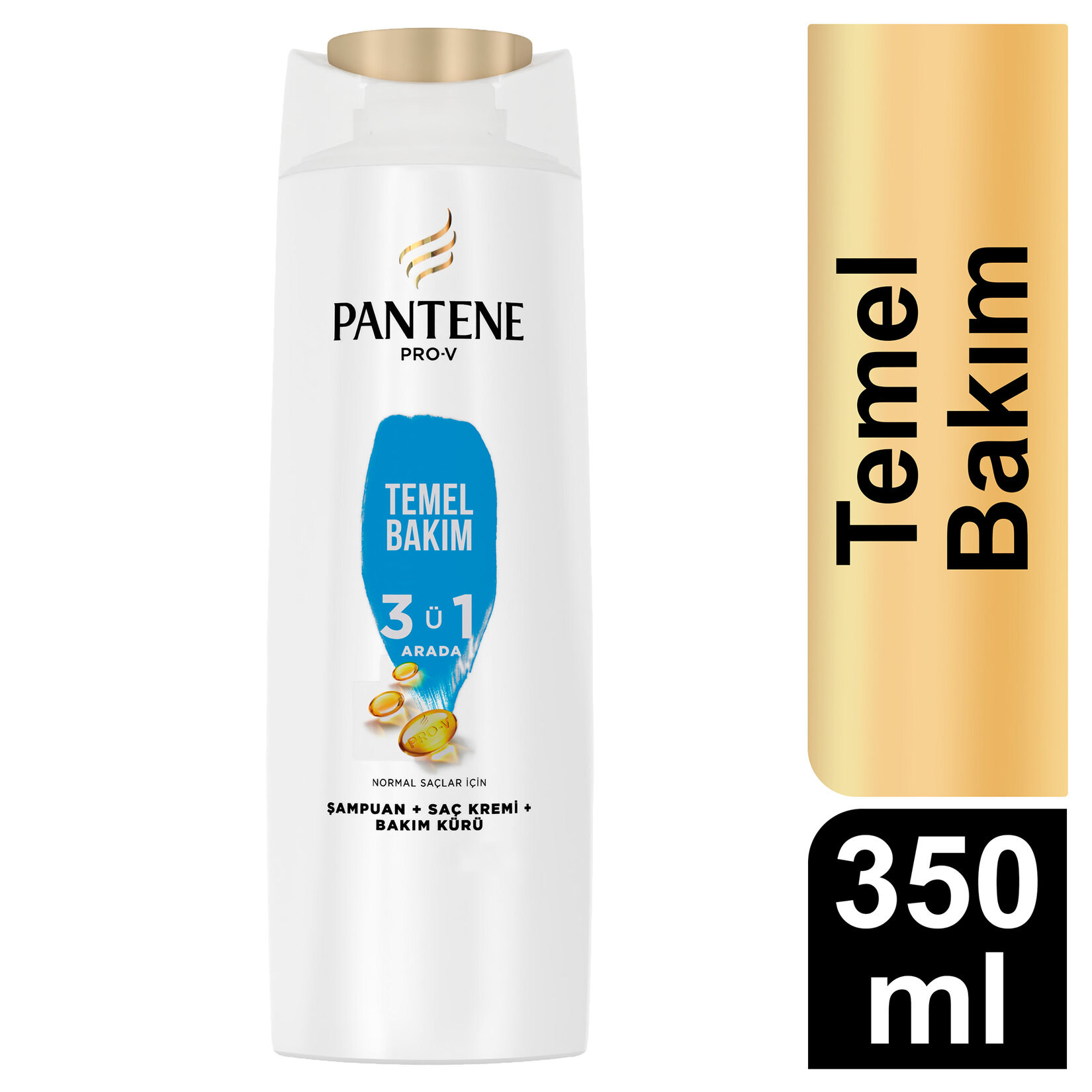 Pantene Temel Bakım 3'ü1 Arada Şampuan 350 Ml - Görsel 2