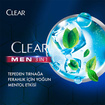 Clear Men 3 in 1 Şampuan & Duş Jeli Ferahlatıcı Mentol Etkisi Saç Yüz Vücut İçin 350 ml - Görsel 3