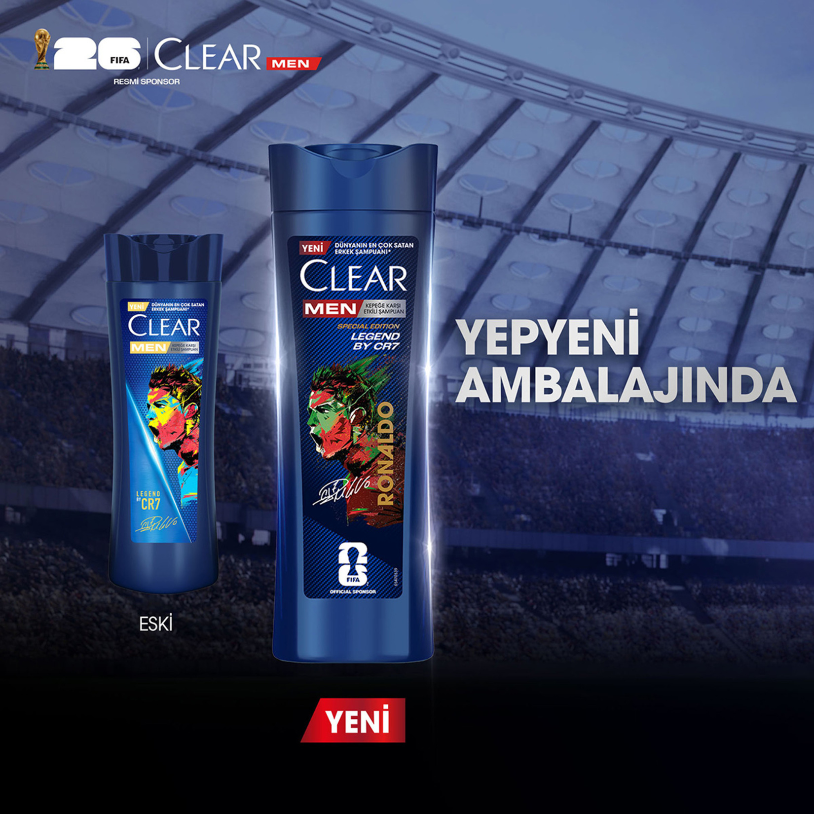 Clear Men Kepeğe Karşı Etkili Şampuan Legend By CR7 Cristiano Ronaldo 350 ml - Görsel 8