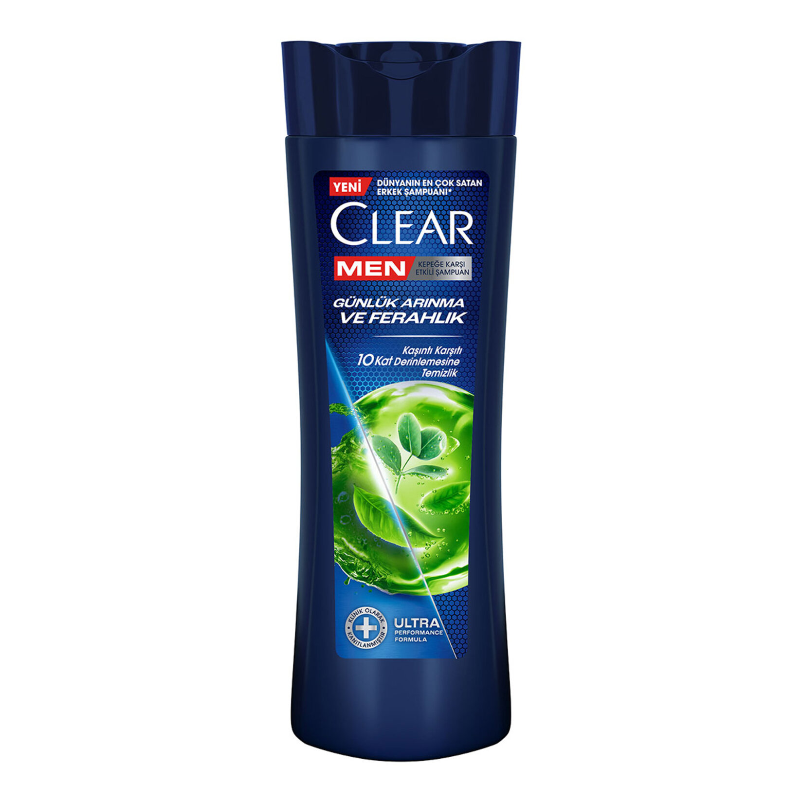 Clear Men Kepeğe Karşı Etkili Şampuan Günlük Arınma ve Ferahlık Sedir Ağacı ve Okaliptus Özleri 350 ml - Görsel 1