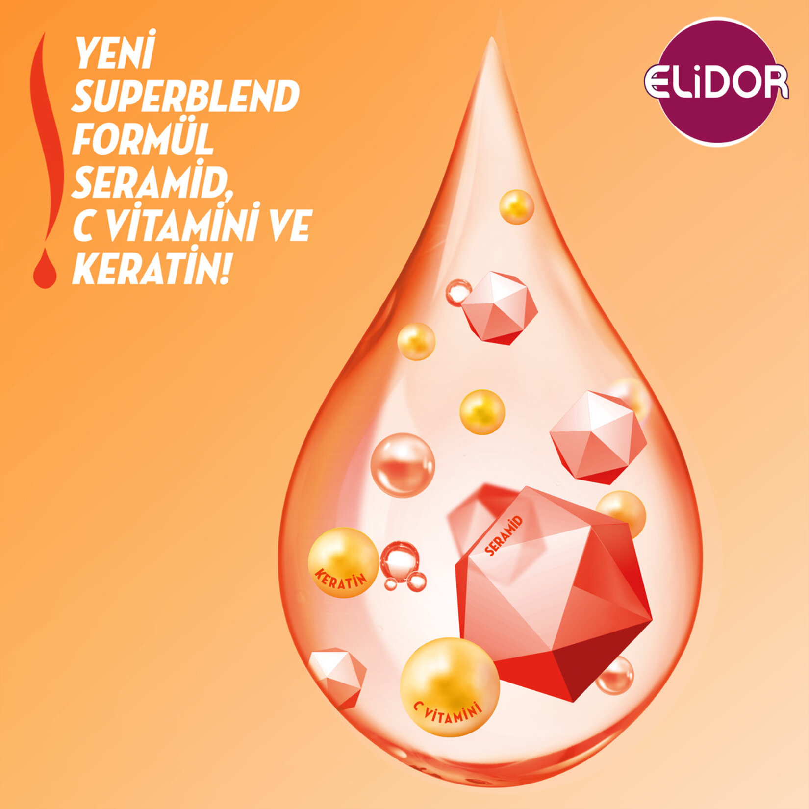 Elidor Serum Bakım Kremi Anında Onarıcı Bakım 500 Ml - Görsel 4