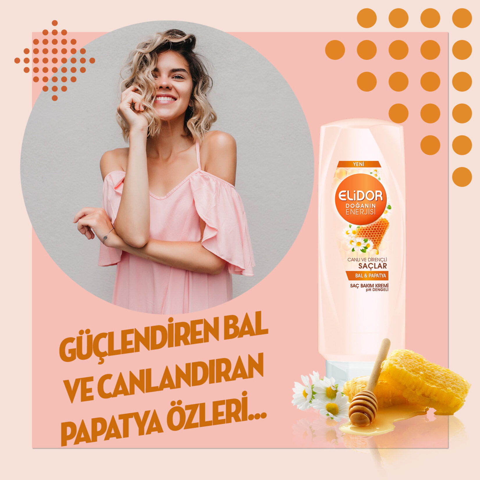 Elidor Doğanın Enerjisi Canlı Dirençlı Bakım Kremi 500 Ml - Görsel 4