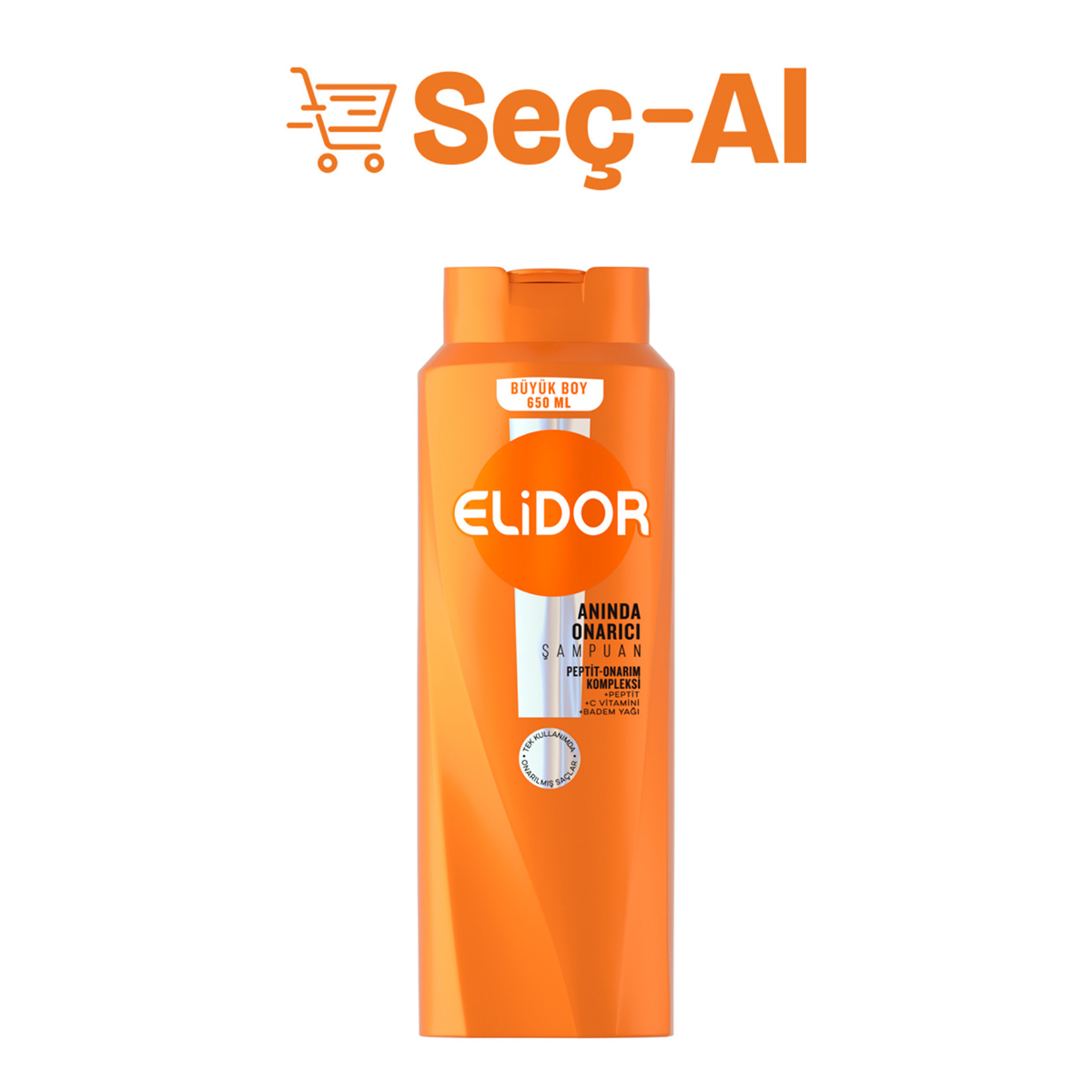 Elidor Saç Bakım Şampuanı Anında Onarıcı 650 Ml - Görsel 1