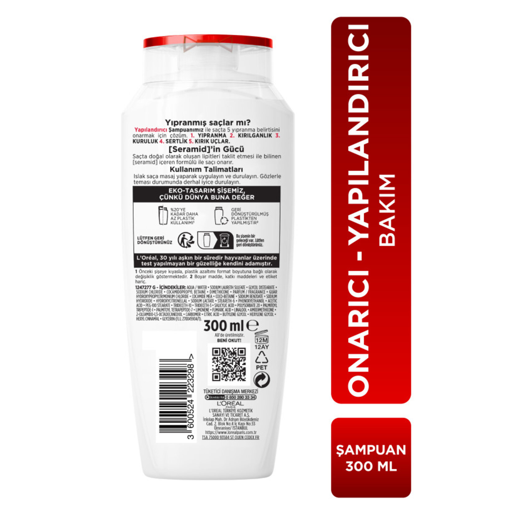 L'Oréal Paris Elseve Komple Onarıcı 5 Yapılandırıcı Bakım Şampuanı 360 Ml - Görsel 7