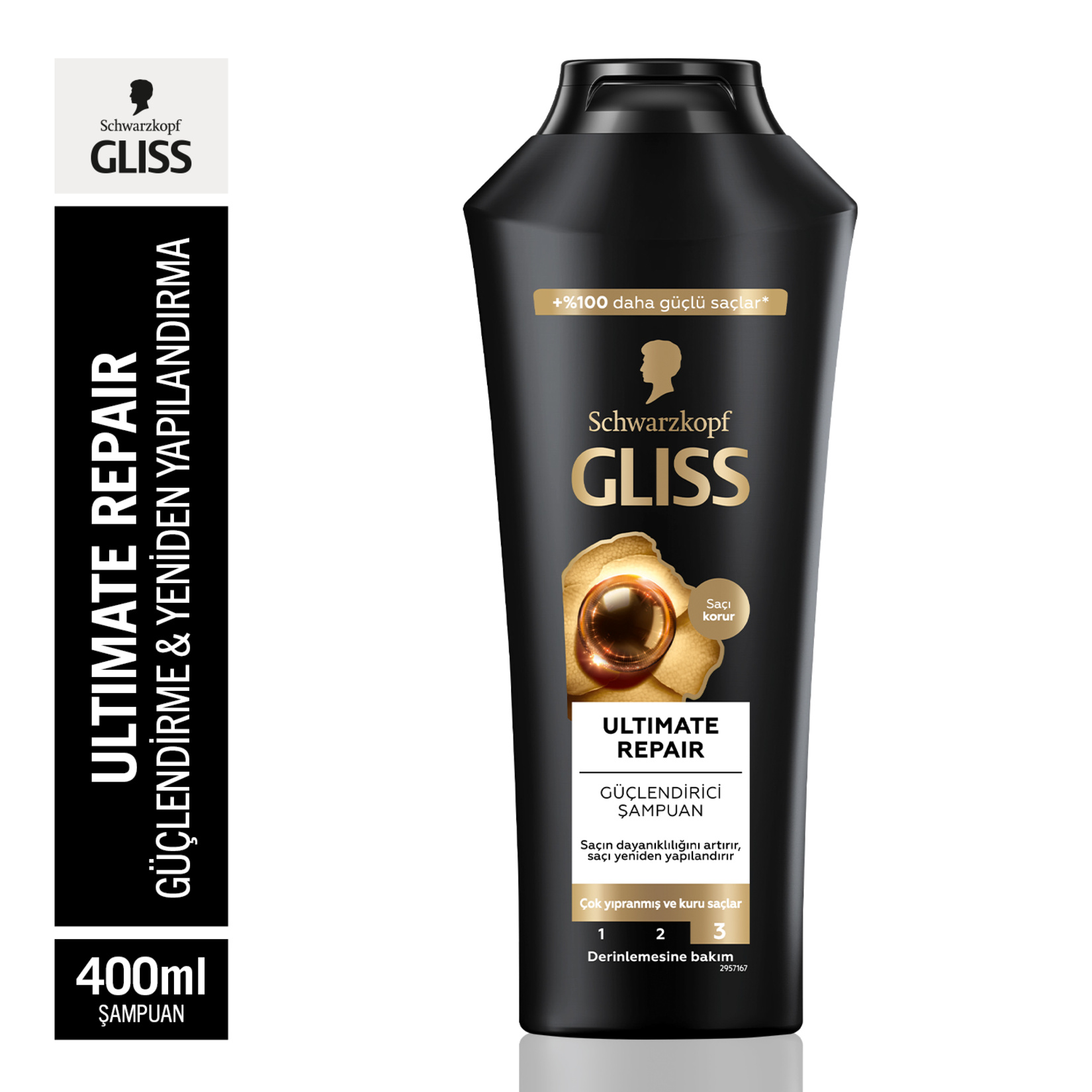 Gliss Ultımate Repair Şampuan 400 Ml - Görsel 3