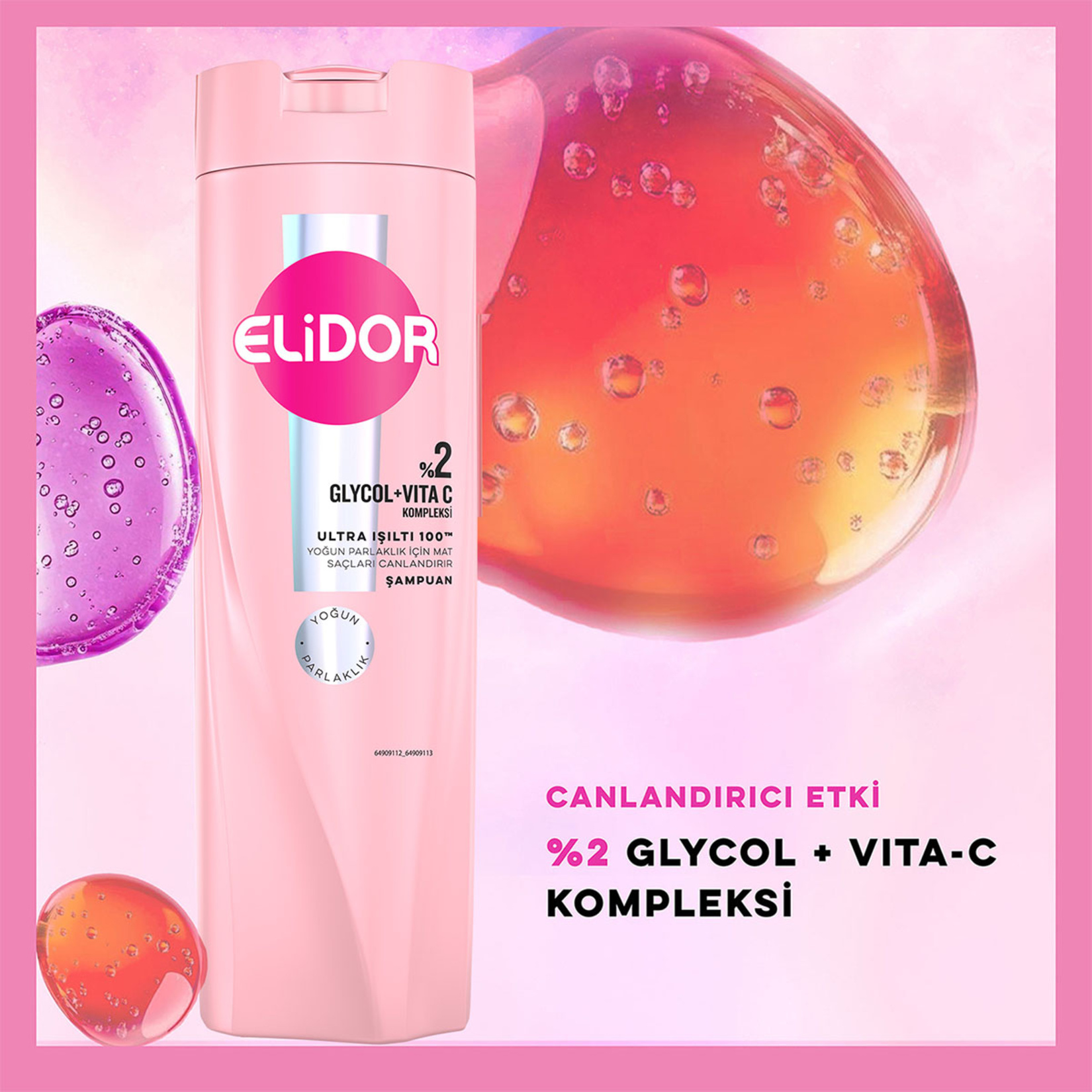 Elidor Ultra Işıltı 100 Şampuan 400 Ml - Görsel 5