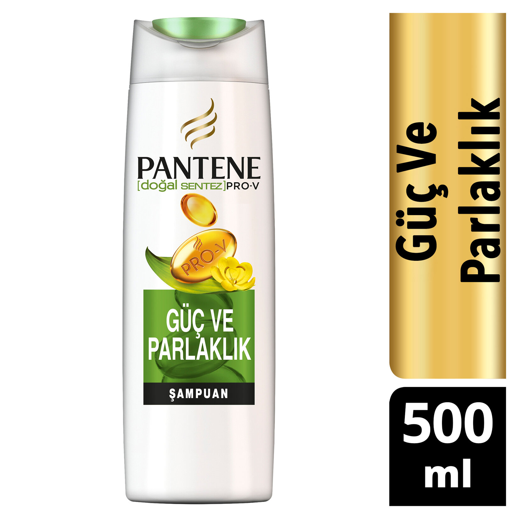 Pantene Şampuan Doğal Sentez Güç ve Parlaklık 500 Ml - Görsel 2