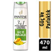 Pantene 3'ü 1 Arada Şampuan ve Saç Bakım Kremi Doğal Sentez Güç ve Parlaklık 470 ml - Görsel 2