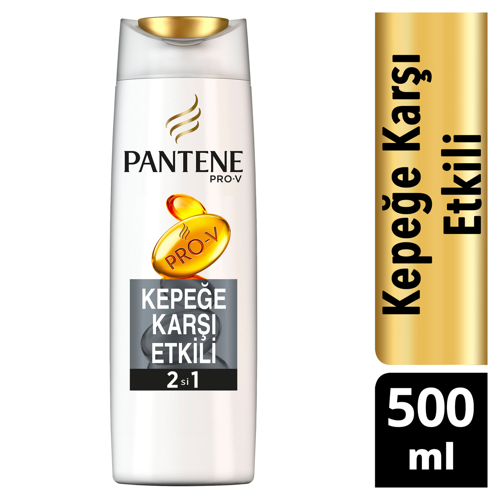 Pantene 2İn1 Şampuan Ve Saç Bakım Kremi Kepeğe Karşı 500 Ml - Görsel 2