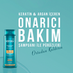 Restorex Keratin - Argan Onarıcı Bakım Şampuanı 500Ml - Görsel 3