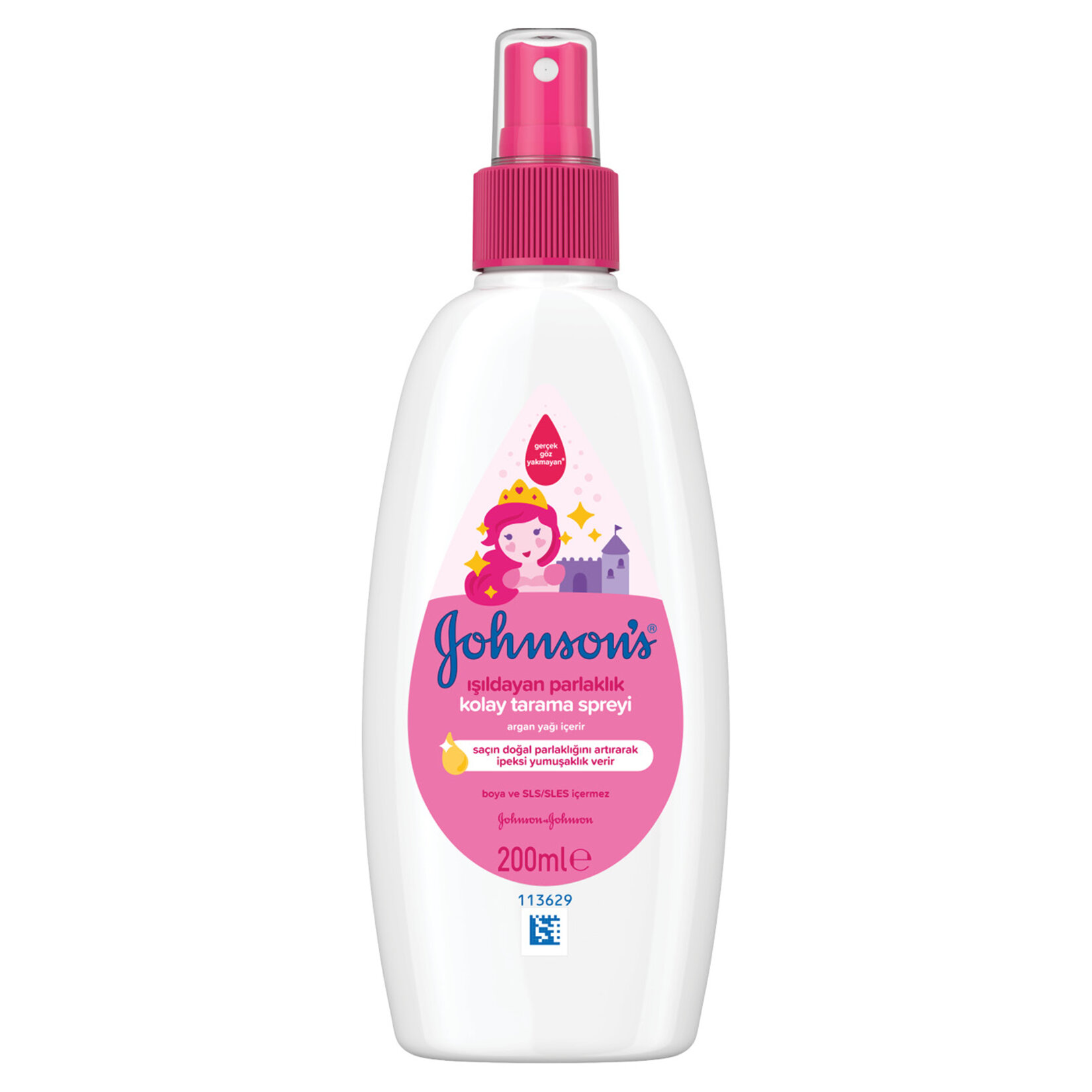 Johnson's Baby Işıldayan Parlaklık Argan Yağı İçeren Çocuklar İçin Kolay Tarama Spreyi 200 Ml - Görsel 1