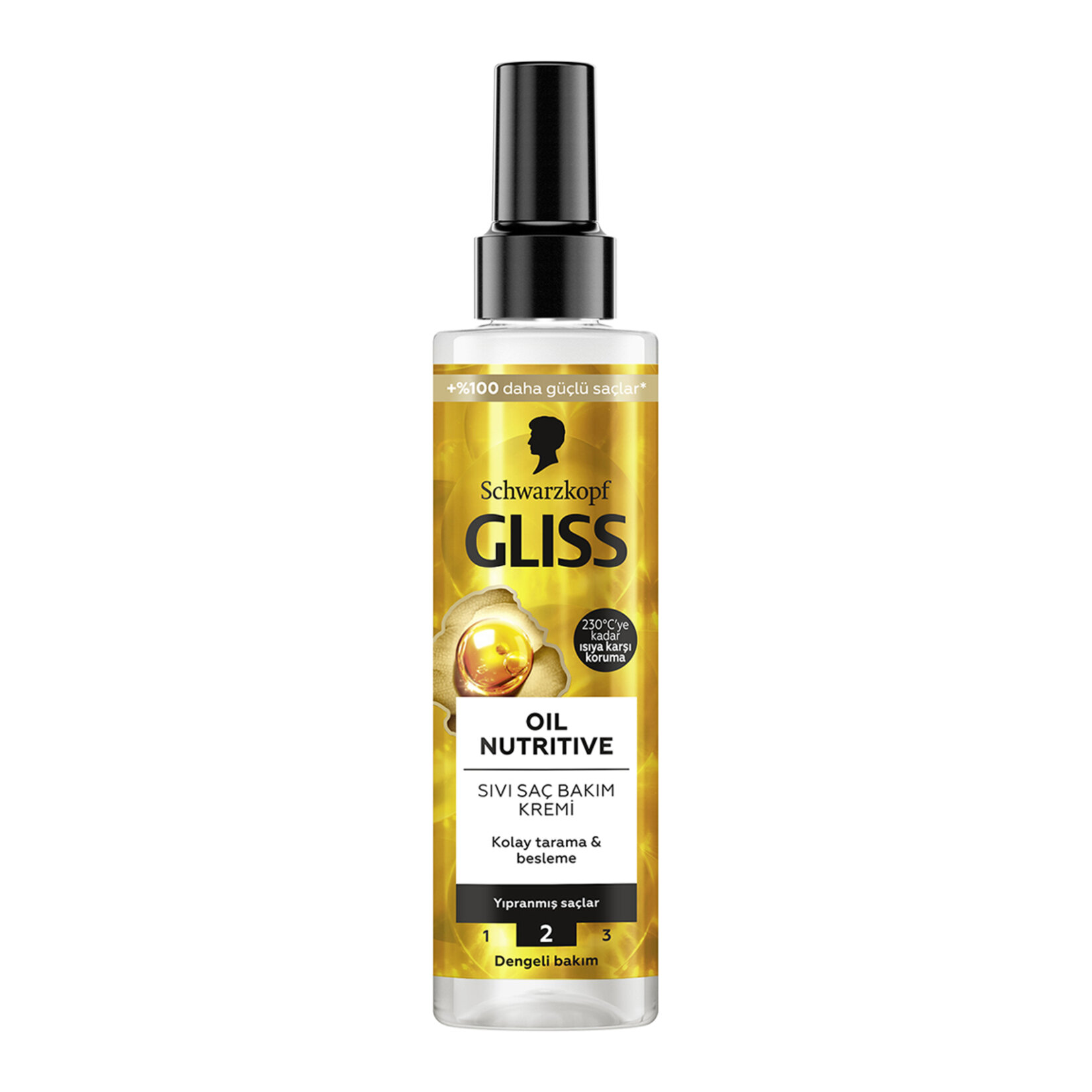 Gliss Oil Nutritive Sıvı Saç Kremi 200 Ml - Görsel 1