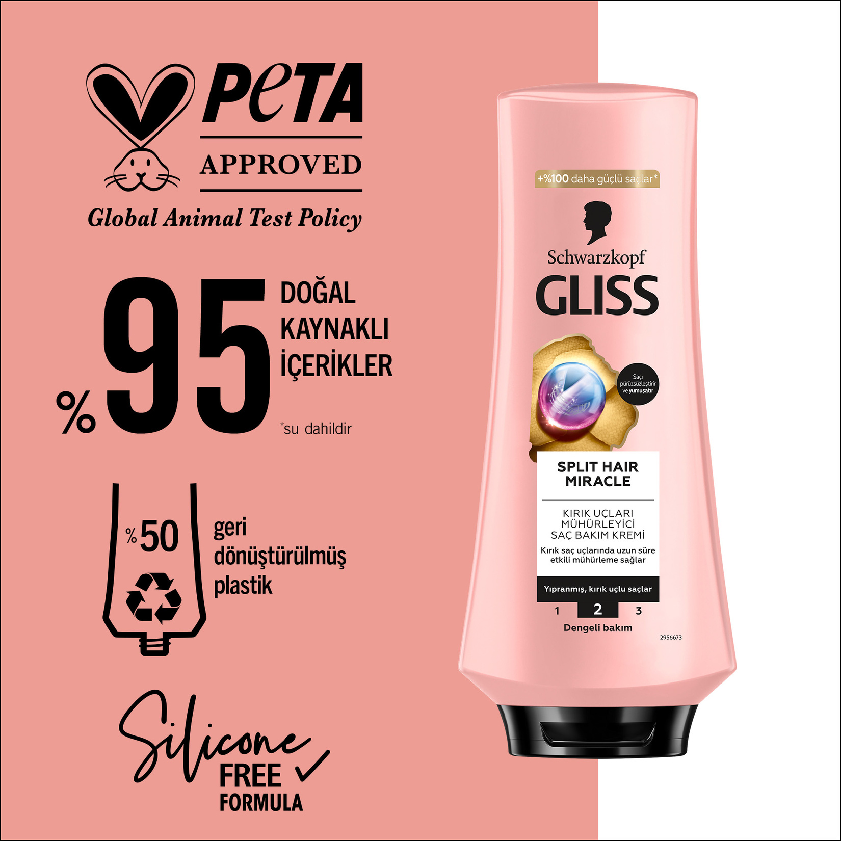 Gliss Split Hair Mıracle Saç Kremi 360 Ml - Görsel 5