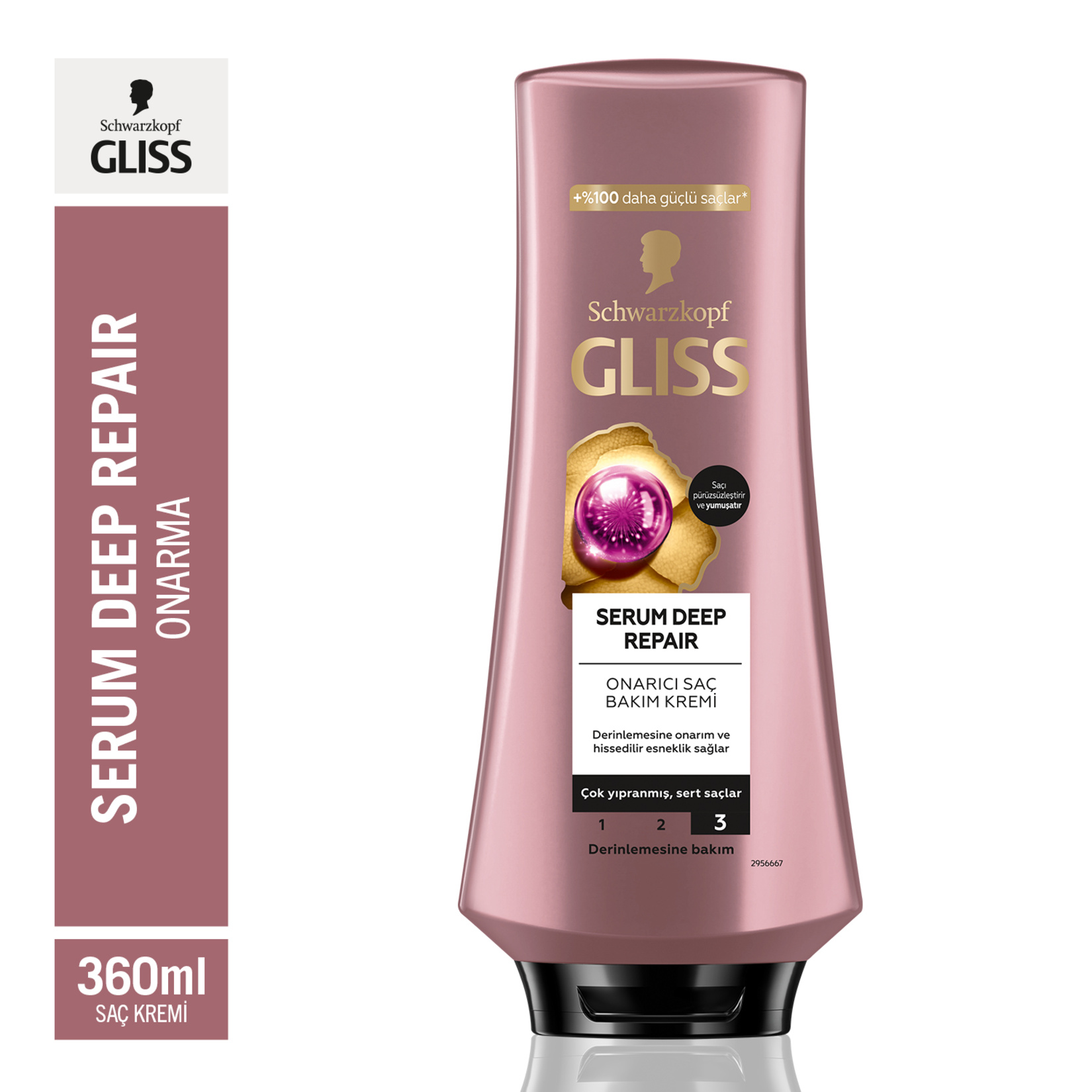 Gliss Serum Deep Repair Saç Kremi 360 Ml - Görsel 3