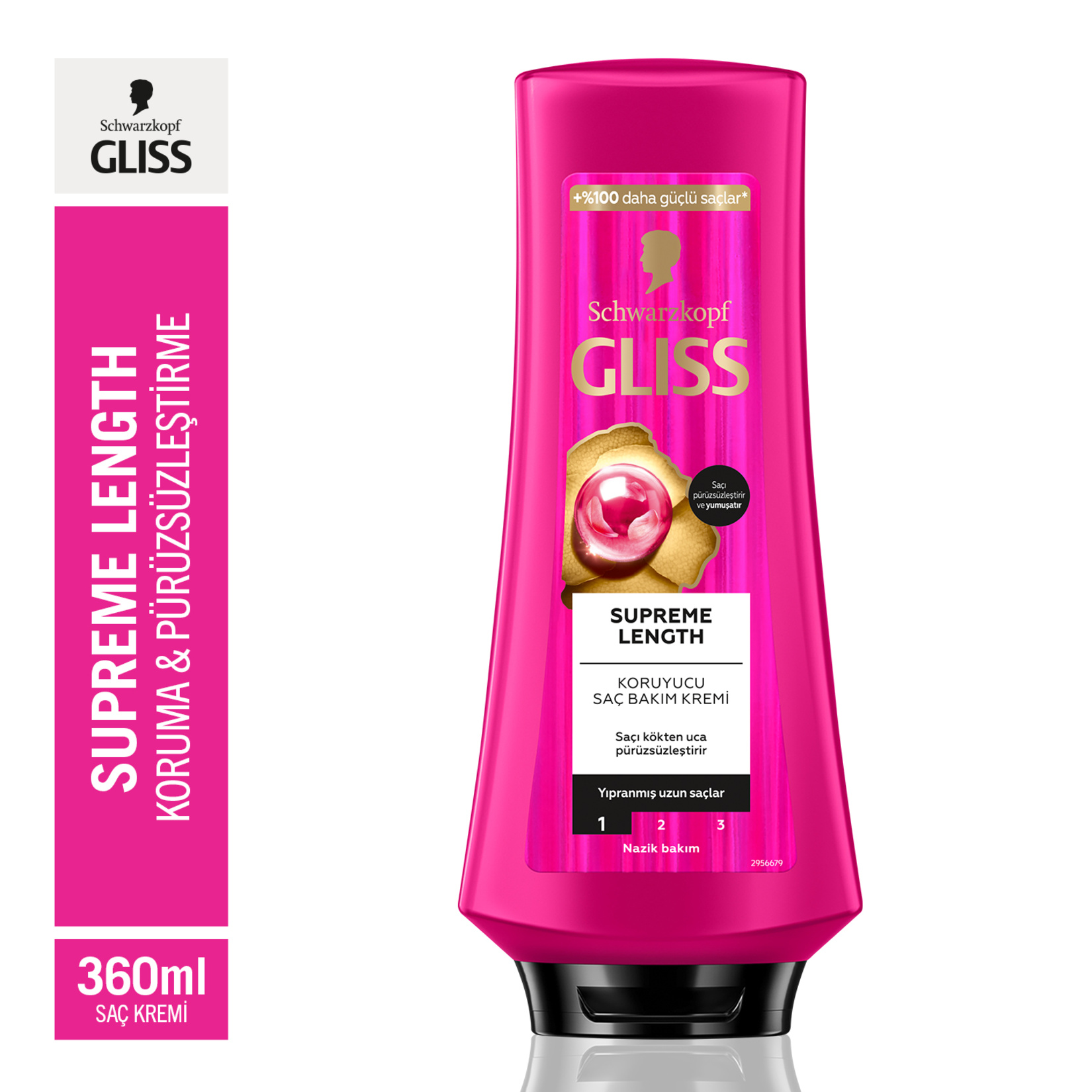 Gliss Supreme Length Saç Kremi 360 Ml - Görsel 3