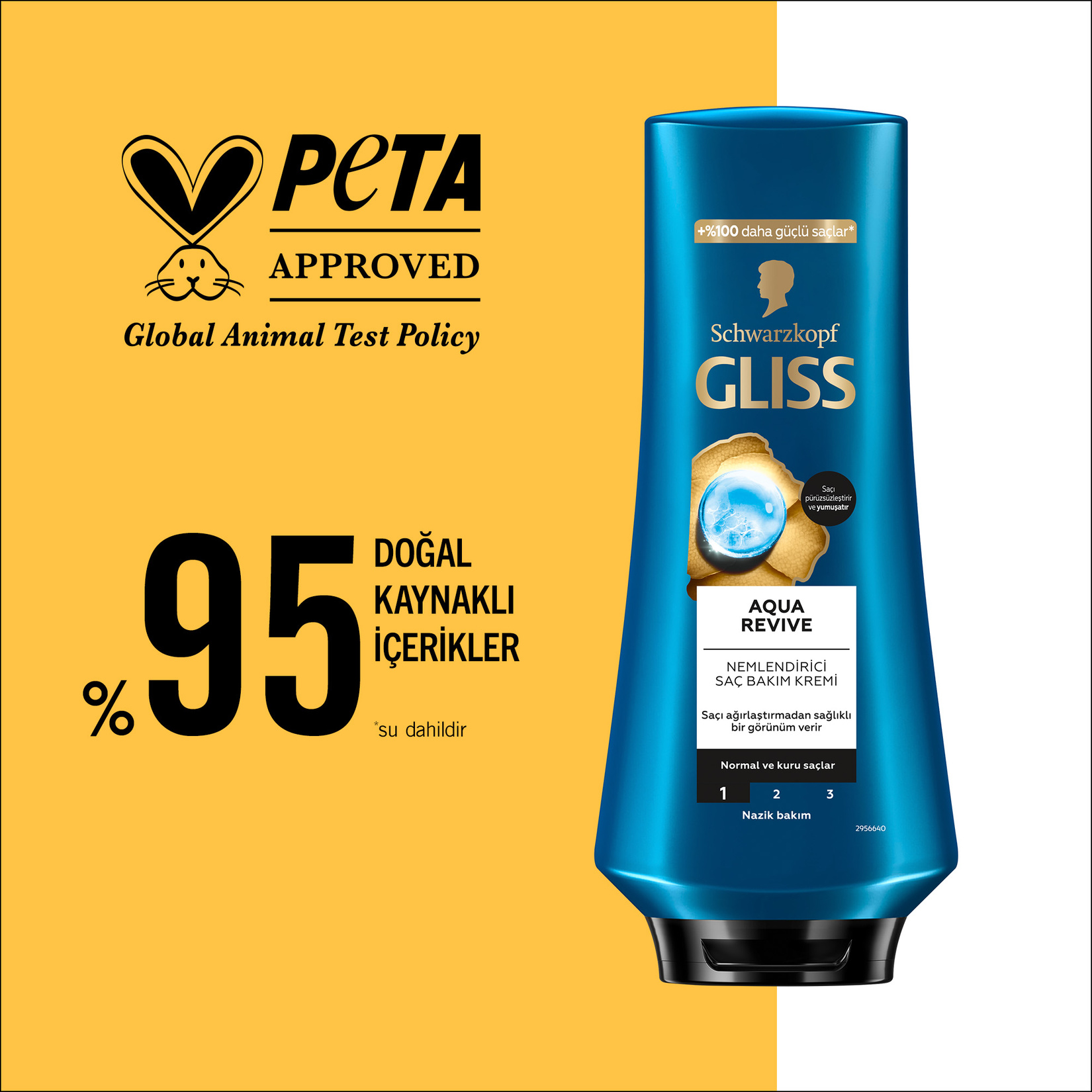 Gliss Aqua Revive Saç Kremi 360 Ml - Görsel 5