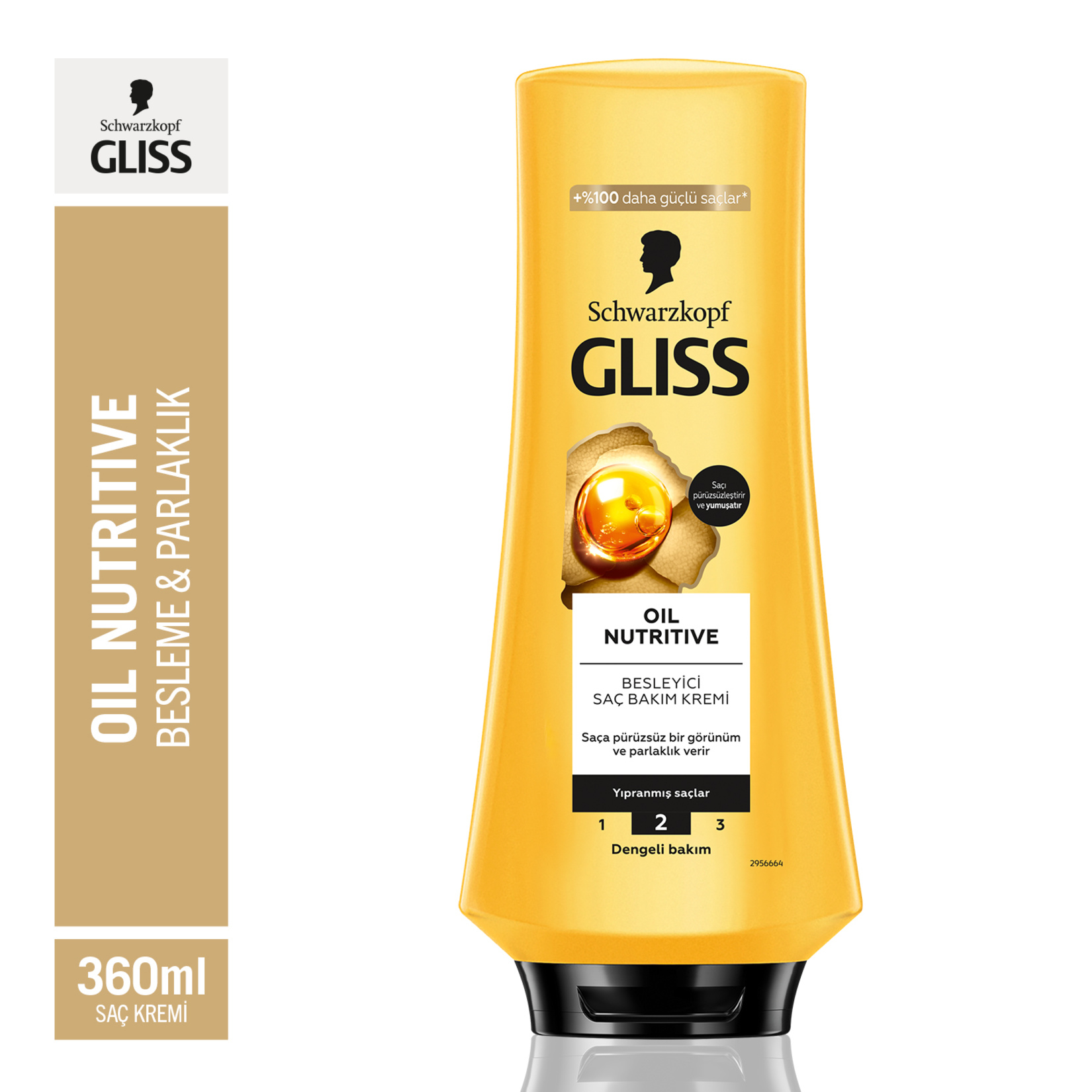 Gliss Oil Nutritive Saç Kremi 360 Ml - Görsel 3