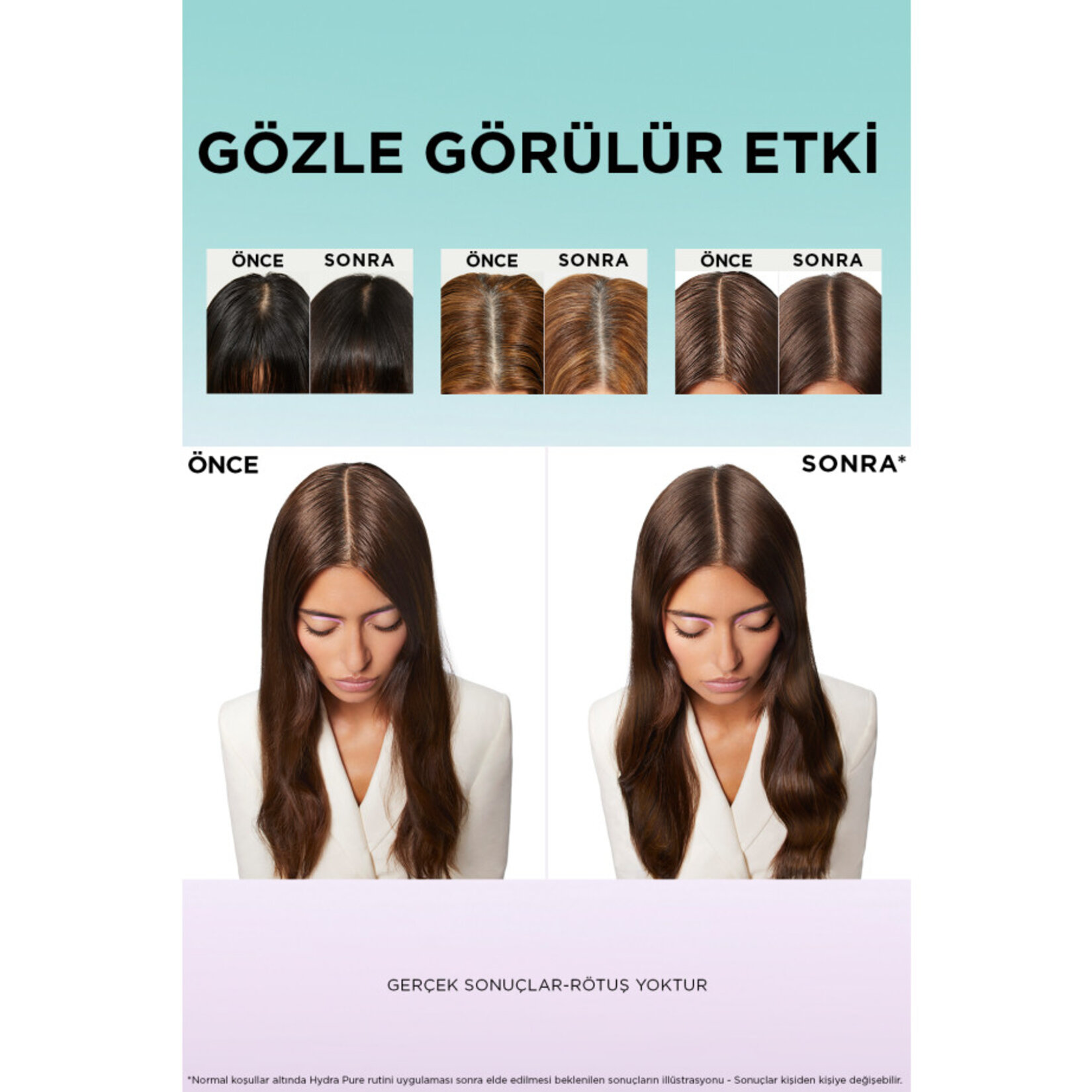 L'Oréal Paris Elseve Hydra [Hyaluronic] Pure Salisilik Asit içeren Yağlanma Karşıtı Nemlendirici Saç Kremi 250 Ml - Görsel 5