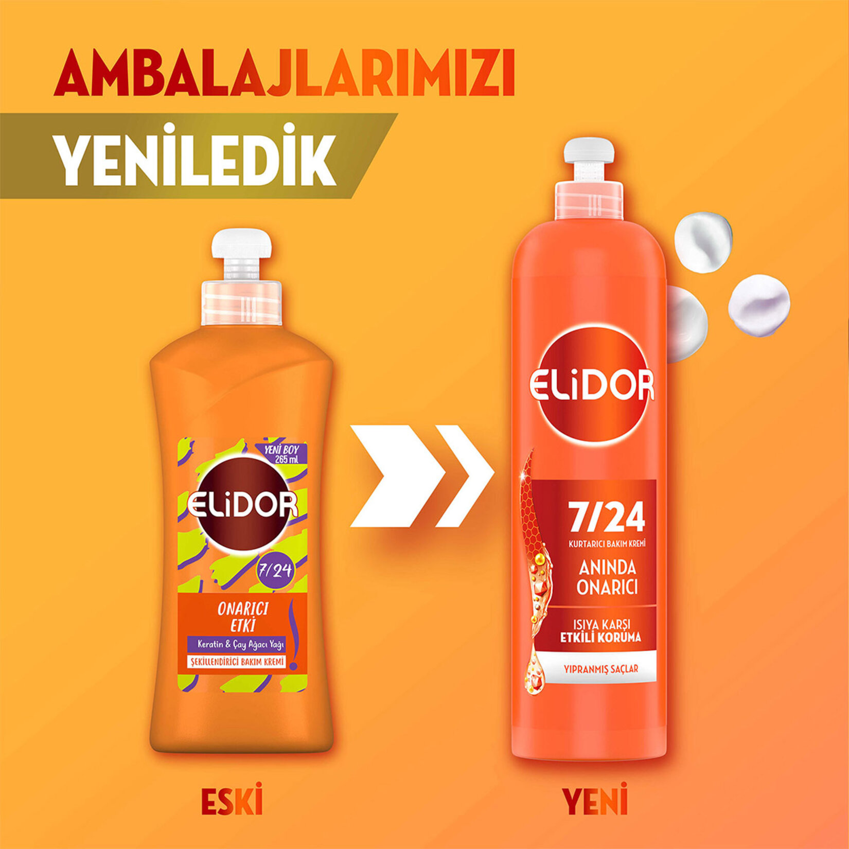 Elidor 7/24 Anında Onarıcı Yıpranmış Saçlar 240 Ml - Görsel 5