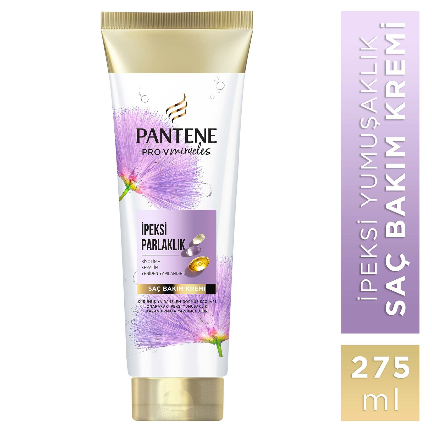 Pantene Miracles İpek Proteini Saç Bakm Kremi 275 Ml - Görsel 2