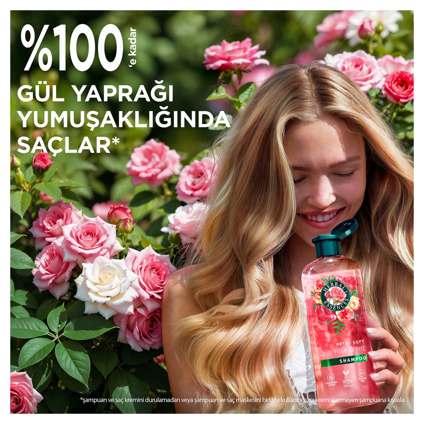 Herbal Essences Gül Kokulu Sıvı Saç Kremi 145 Ml - Görsel 4