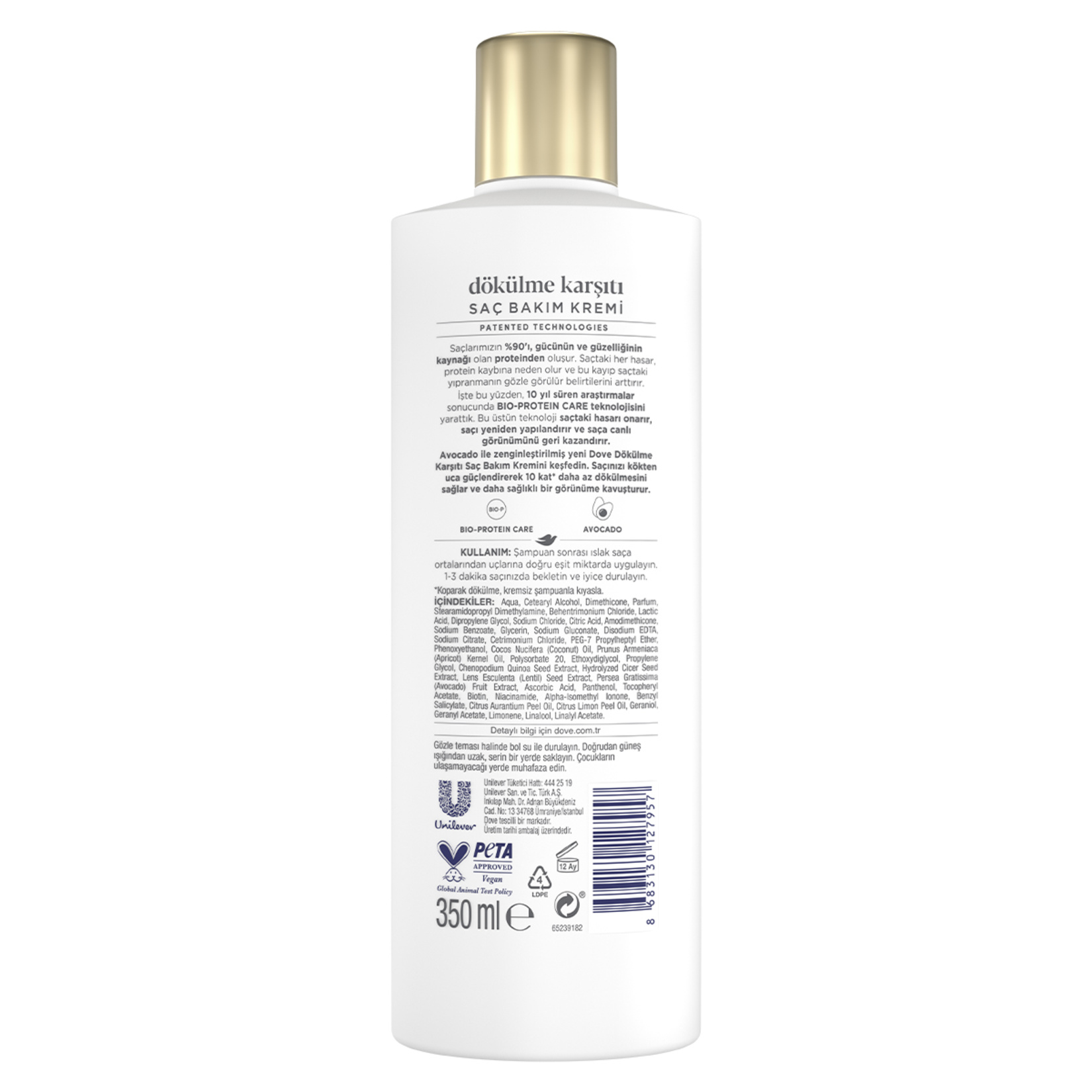 Dove Saç Bakım Kremi Dökülme Karşıtı 350 Ml - Görsel 2